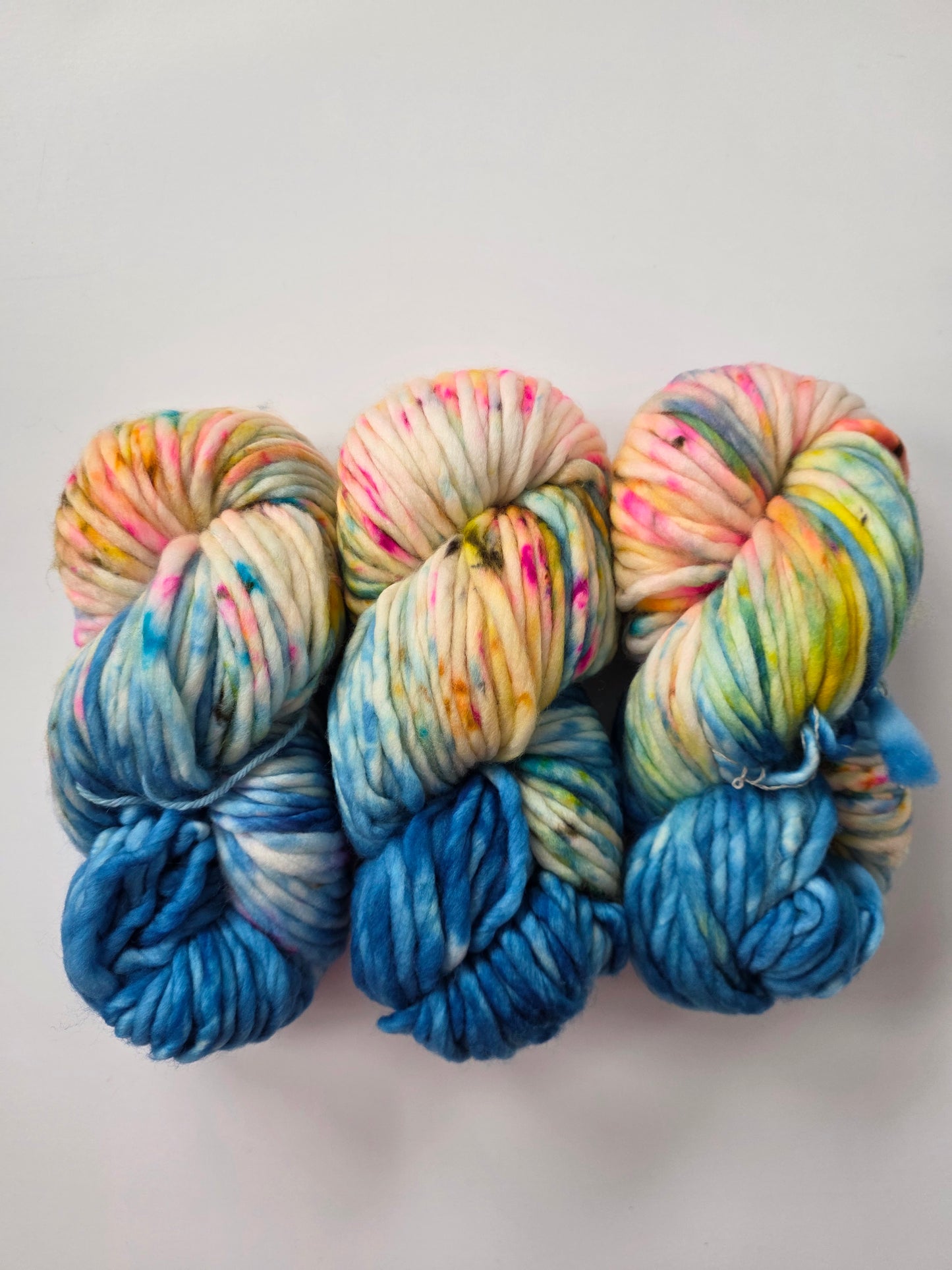 Danni's Designs Crafts | Super Bulky | Glass Beach | North Road Knits | 100% Superwash Merino | 98 yards | 150 grams | Hand Dyed | Hand Dyed in Washington State