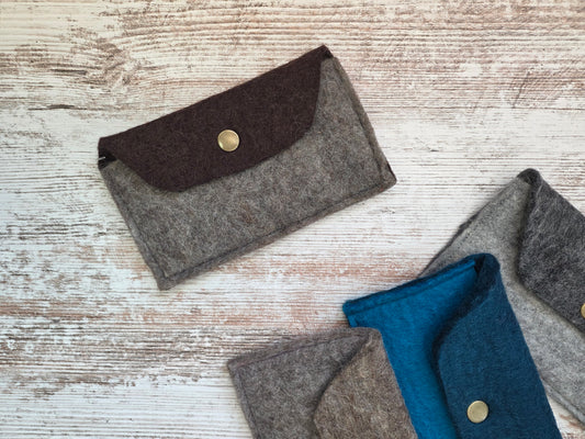 Snap and Go Mini Organizer Pouch | Dark Brown / Bark