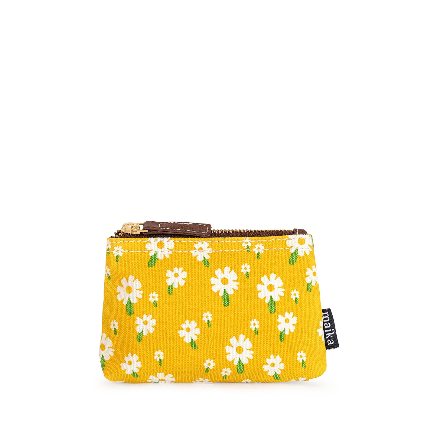 Small Zipper Pouch, Carmel