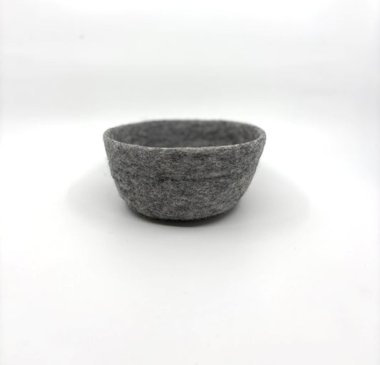 Large Felt Bowl | Flecked Grey
