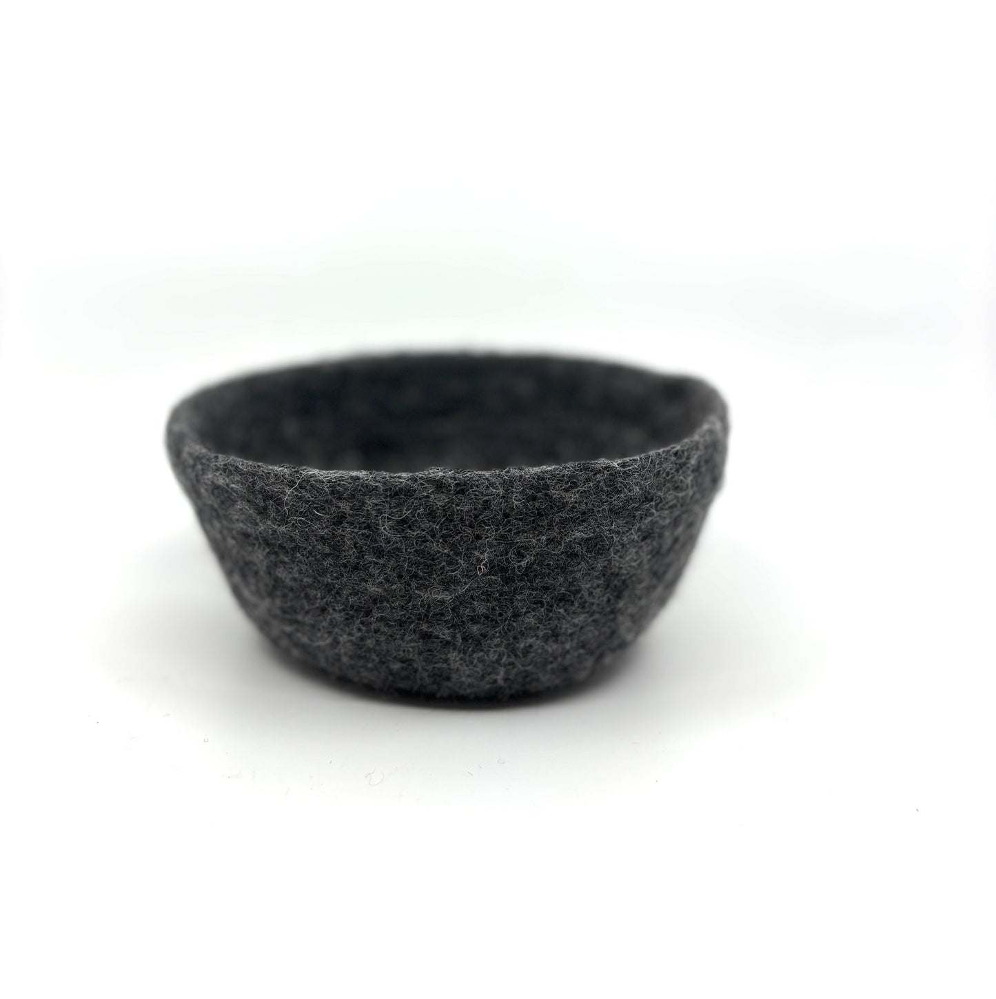 Small Felt Bowl | Flecked Steel