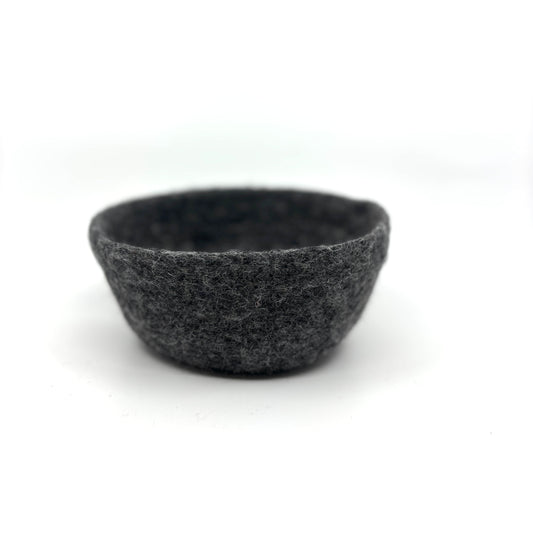 Large Felt Bowl | Flecked Steel