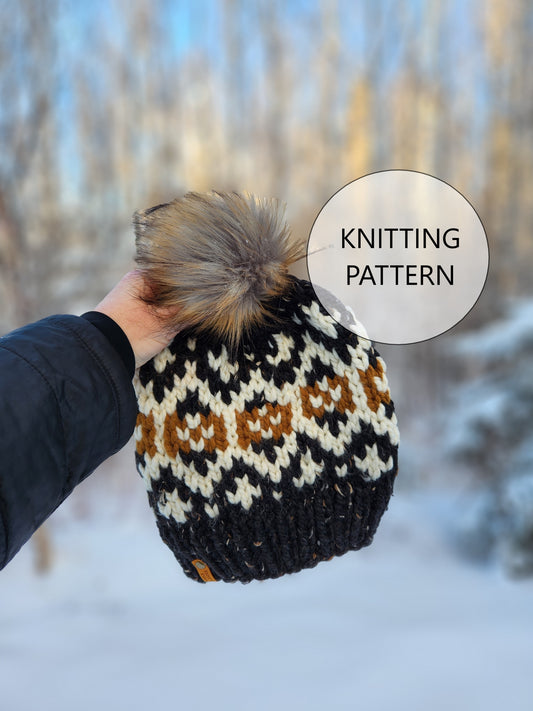 Magnetic Rock Hat Knitting Pattern