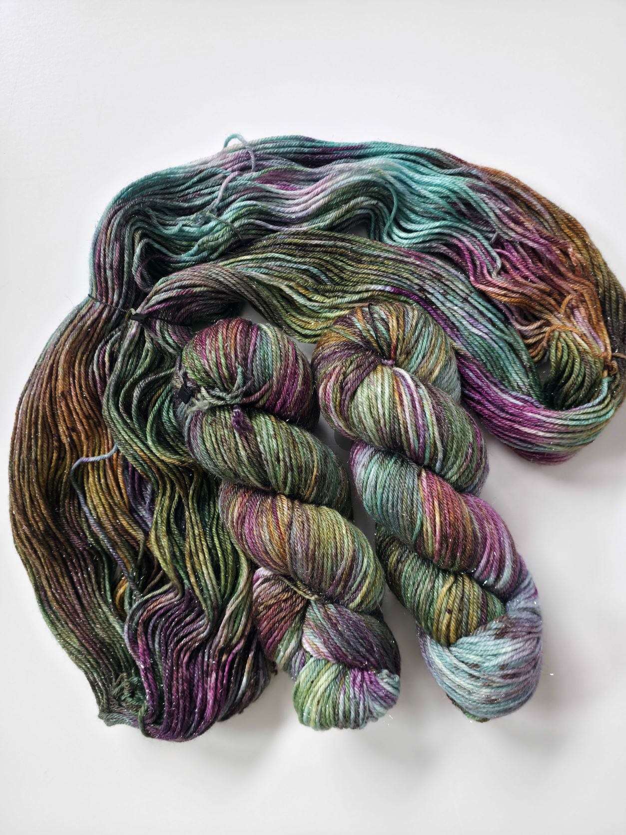 Honey and Clover | DK | Sport | Meet Me In The Woods | North Road Knits | Hand Dyed | Merino Wool | Nylon | Stelina | Sparkle