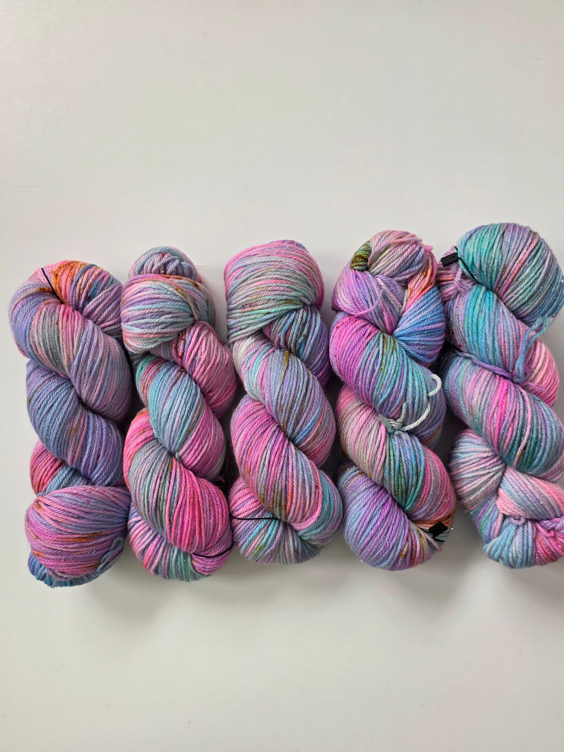 Honey and Clover | DK | Sport | Taylor's Version | North Road Knits | Hand Dyed | Merino Wool | Nylon | Stelina | Sparkle