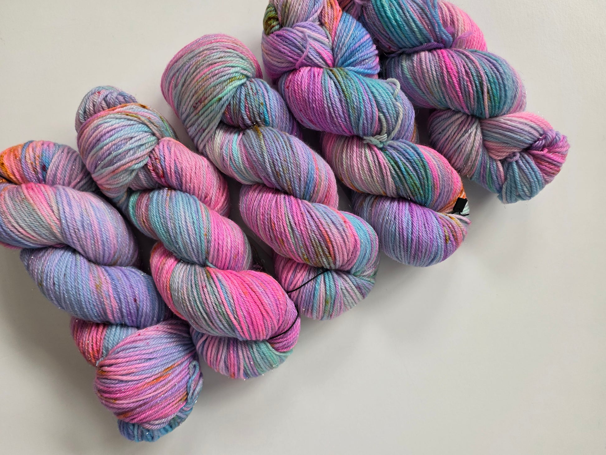 Honey and Clover | DK | Sport | Taylor's Version | North Road Knits | Hand Dyed | Merino Wool | Nylon | Stelina | Sparkle