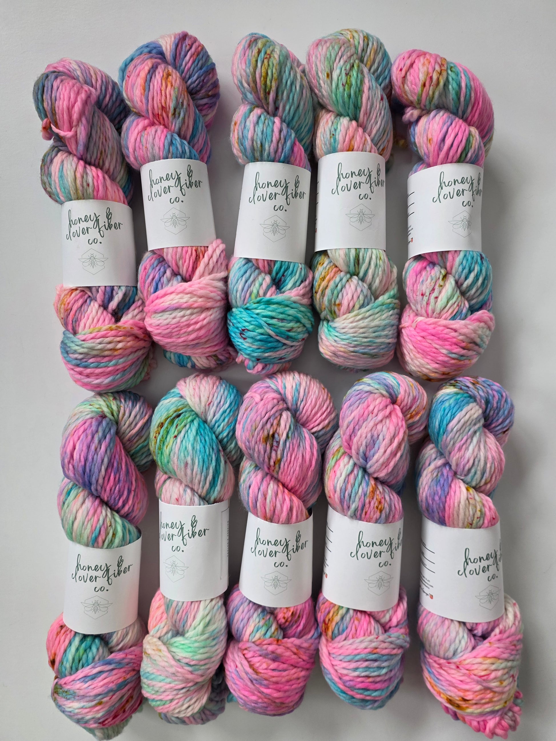 Honey and Clover | Light Super Bulky | Taylor's Version | North Road Knits | Hand Dyed | Merino Wool | 100% Superwash Merino