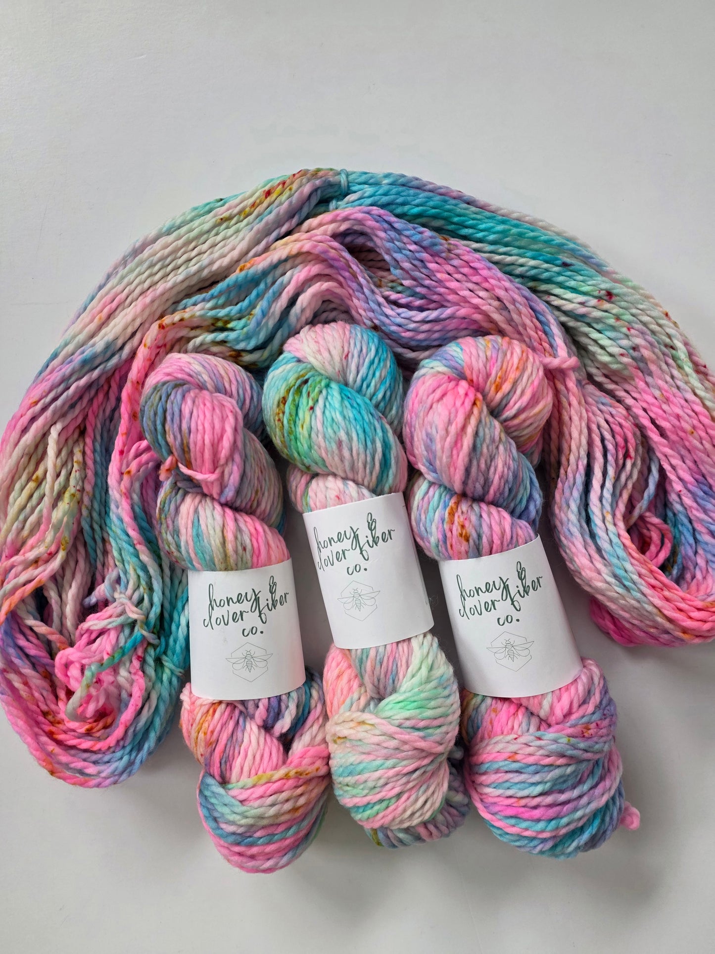 Honey and Clover | Light Super Bulky | Taylor's Version | North Road Knits | Hand Dyed | Merino Wool | 100% Superwash Merino
