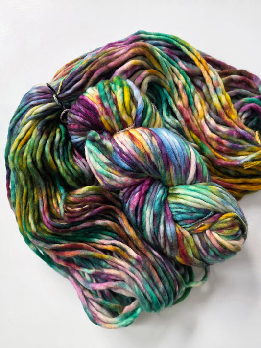 Honey and Clover | Super Bulky | Autumn In Bar Harbor | North Road Knits | Hand Dyed | Merino Wool | Super Bulky Yarn | 100% Superwash Merino Wool 