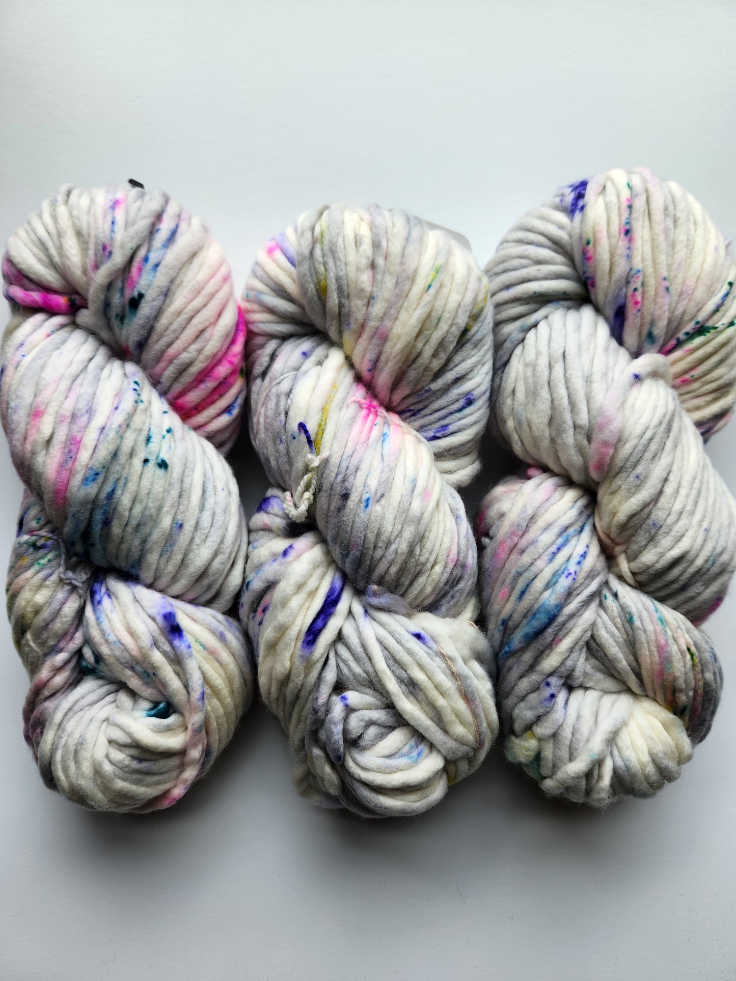 Honey and Clover | Super Bulky | Cloudy With A Chance... | North Road Knits | Hand Dyed | Merino Wool | Super Bulky Yarn | 100% Superwash Merino Wool 