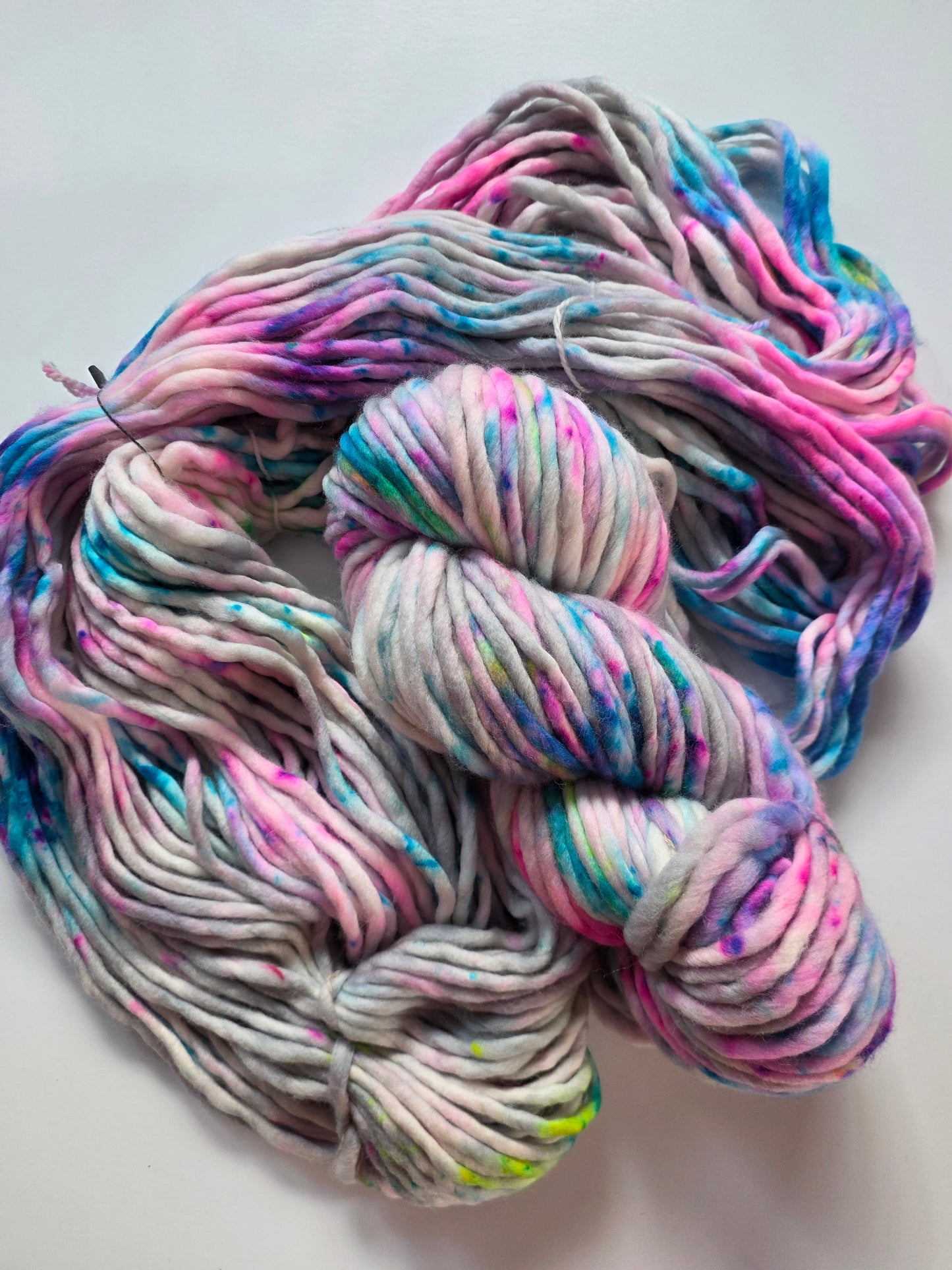 Honey and Clover | Super Bulky | Cloudy With A Chance... | North Road Knits | Hand Dyed | Merino Wool | Super Bulky Yarn | 100% Superwash Merino Wool 
