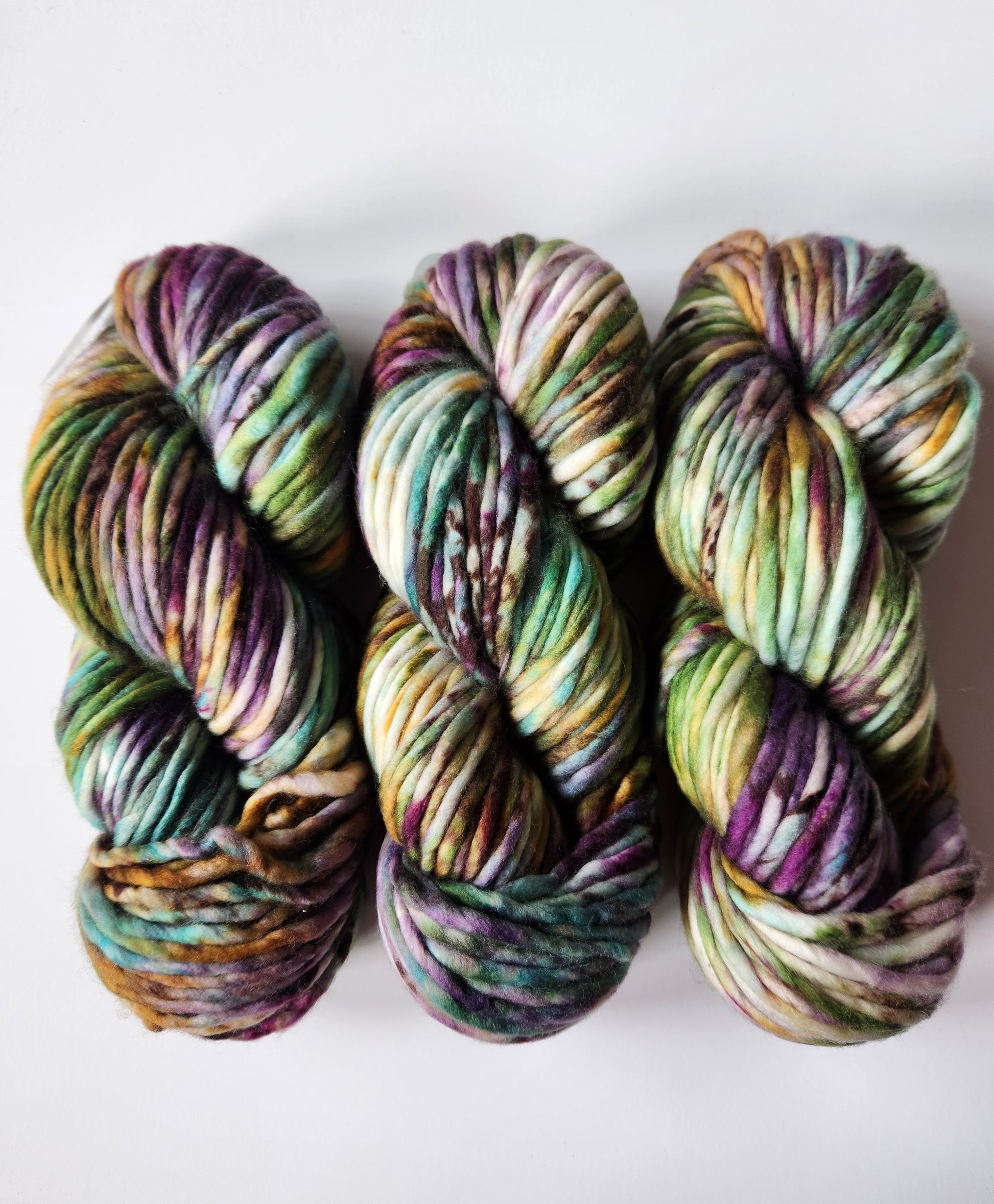 Honey and Clover | Super Bulky | Meet Me In The Woods | North Road Knits | Hand Dyed | Merino Wool | Super Bulky Yarn | 100% Superwash Merino Wool 