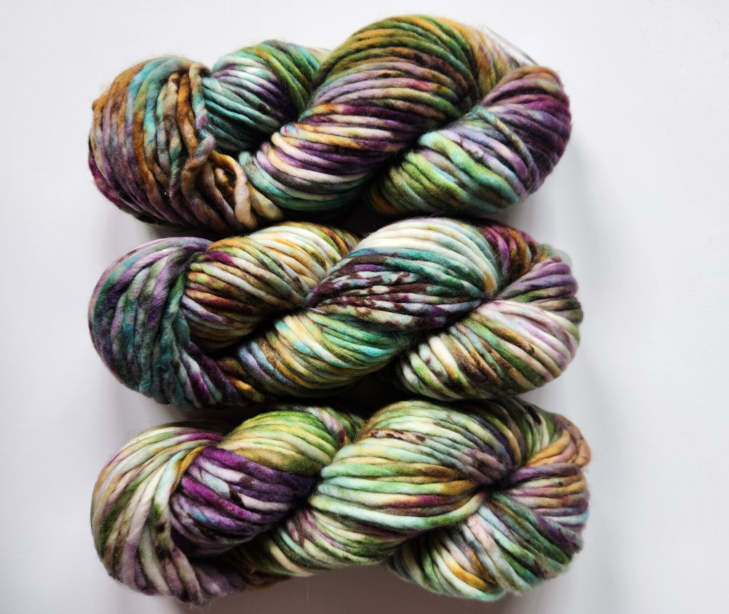Honey and Clover | Super Bulky | Meet Me In The Woods | North Road Knits | Hand Dyed | Merino Wool | Super Bulky Yarn | 100% Superwash Merino Wool 