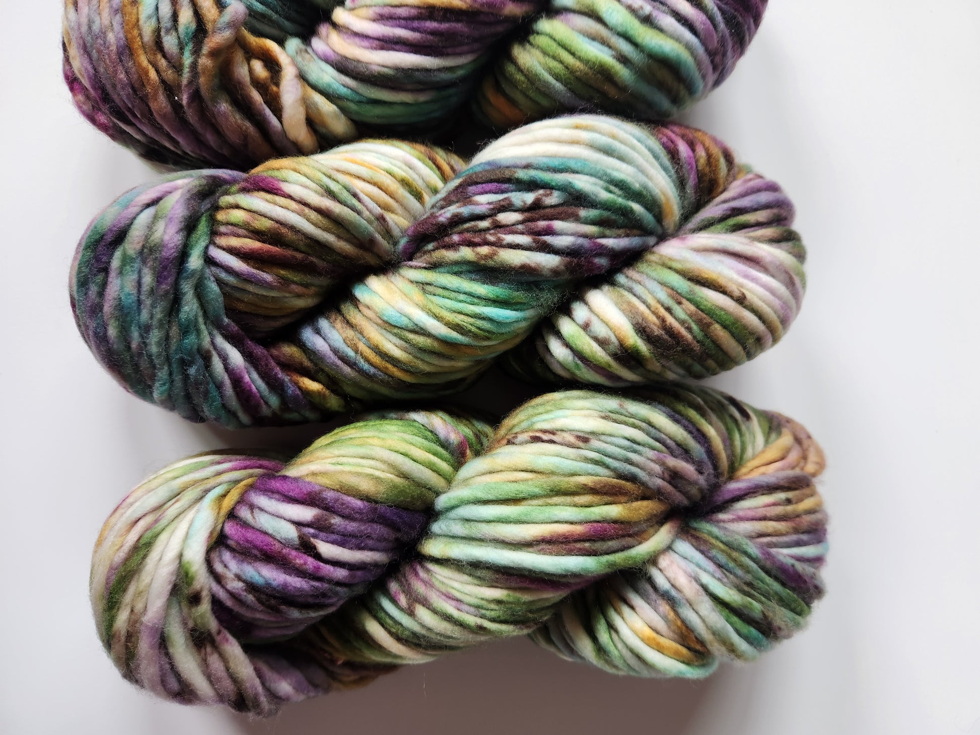 Honey and Clover | Super Bulky | Meet Me In The Woods | North Road Knits | Hand Dyed | Merino Wool | Super Bulky Yarn | 100% Superwash Merino Wool 
