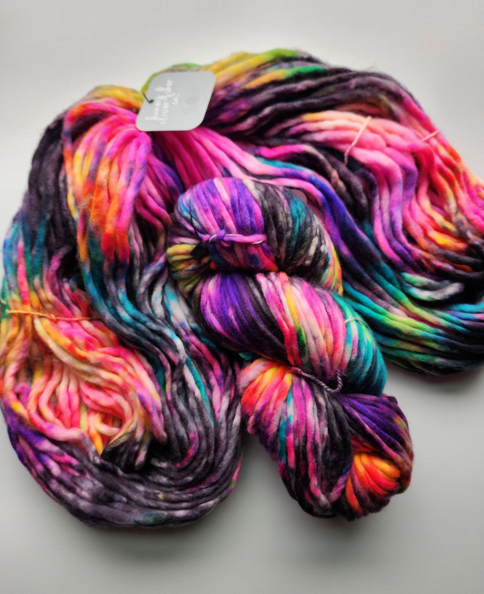 Honey and Clover | Super Bulky | Rave | North Road Knits | Hand Dyed | Merino Wool | Super Bulky Yarn | 100% Superwash Merino Wool 