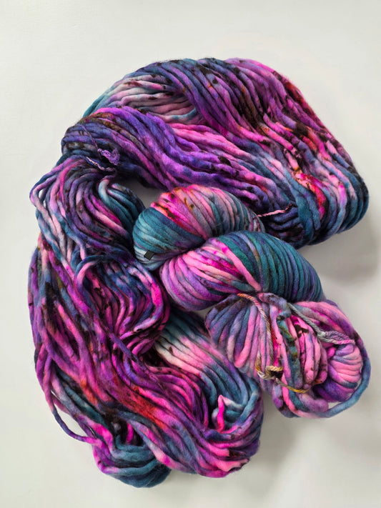 Honey and Clover | Super Bulky | Silent Lucidity | North Road Knits | Hand Dyed | Merino Wool | Super Bulky Yarn | 100% Superwash Merino Wool 