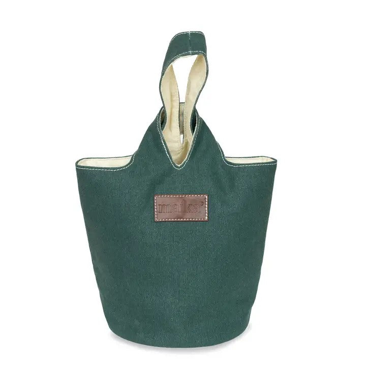 Loop Tote, Waxed Hunter Green
