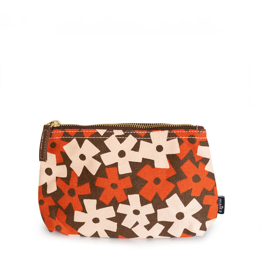 Large Zipper Pouch, Solvang Terra