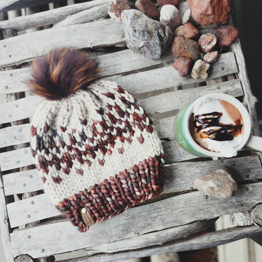 Merino Wool Pom Hat