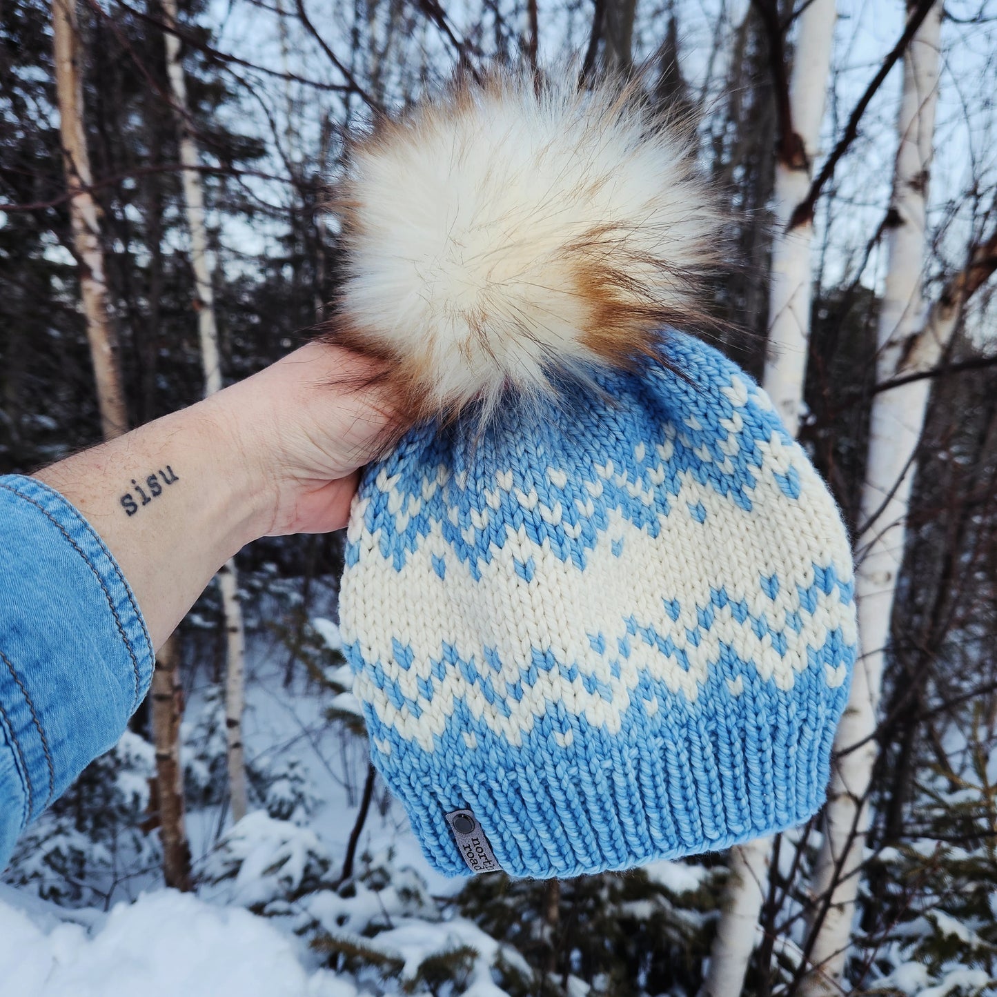 Merino Wool Pom Hat