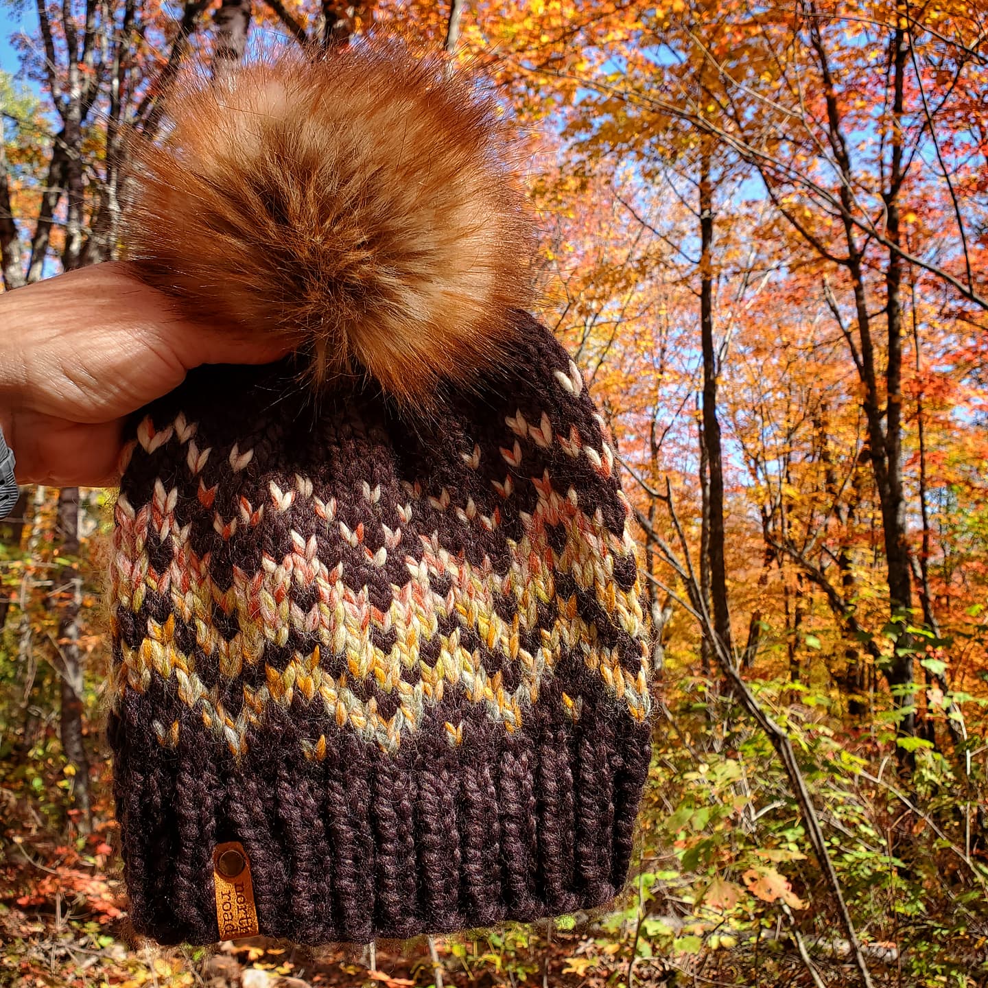 Sawtooth Mountains Hat Knitting Pattern