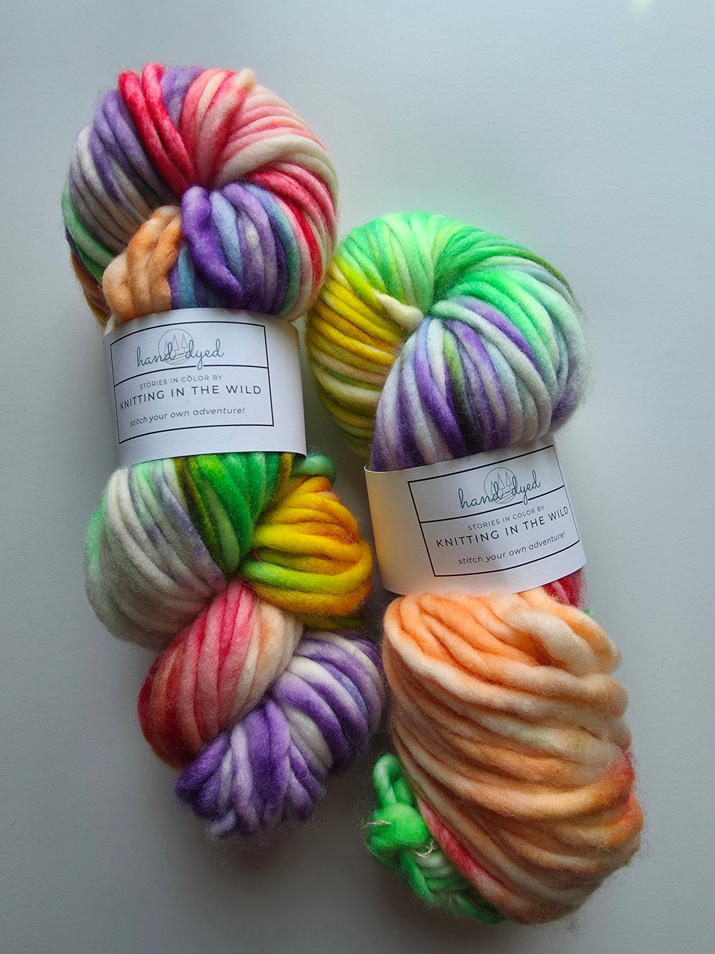 Knitting In The Wild Hand Dyed Yarn | Super Bulky | Iris