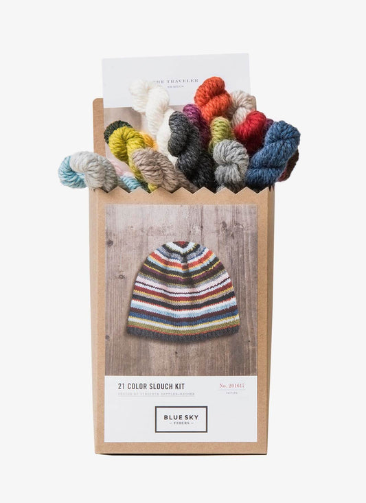Blue Sky Fibers | 21 Color Slouch Hat Kit