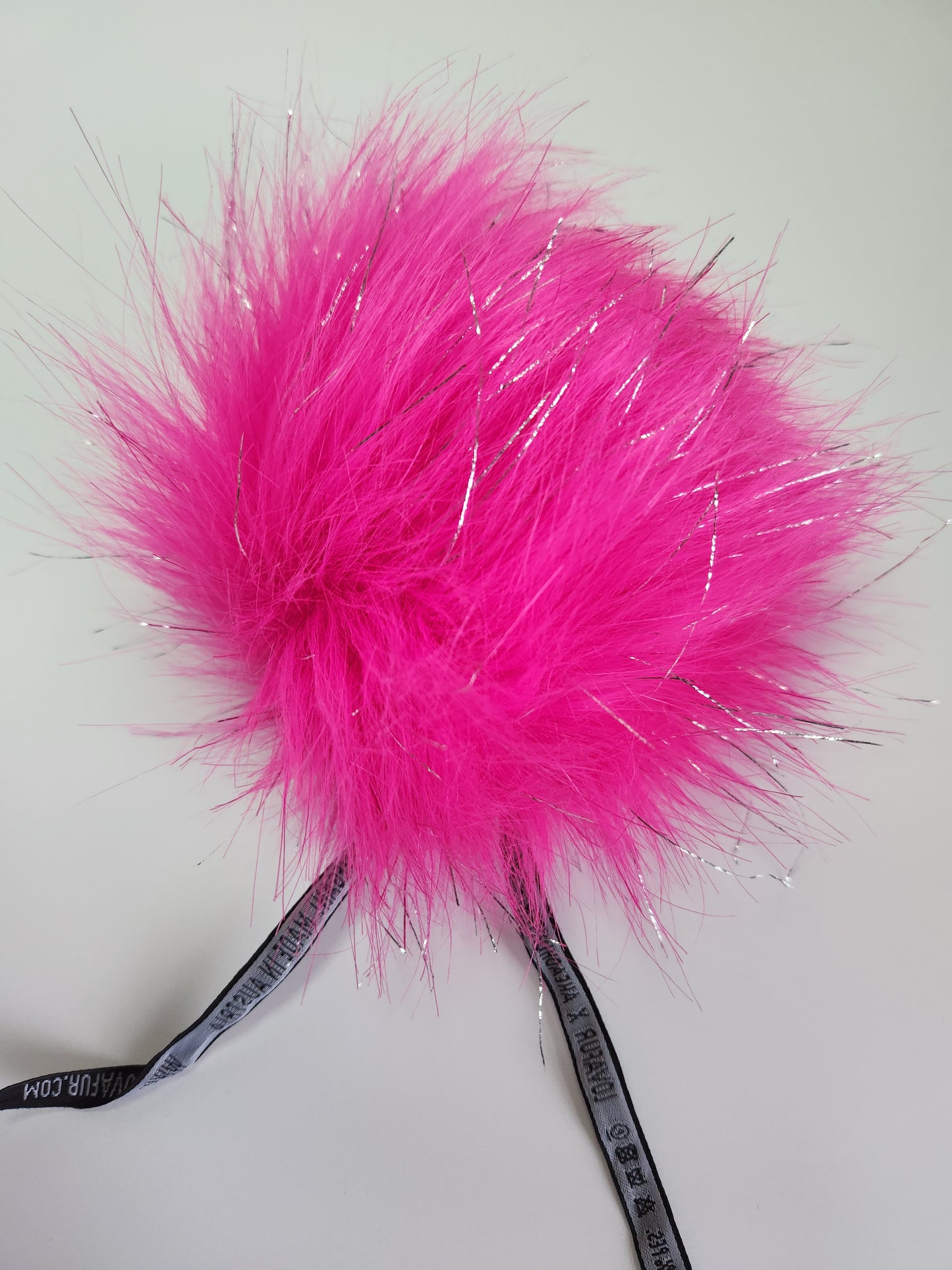 Lovafur Premium Faux Fur Pom-Pom | Lux Pink