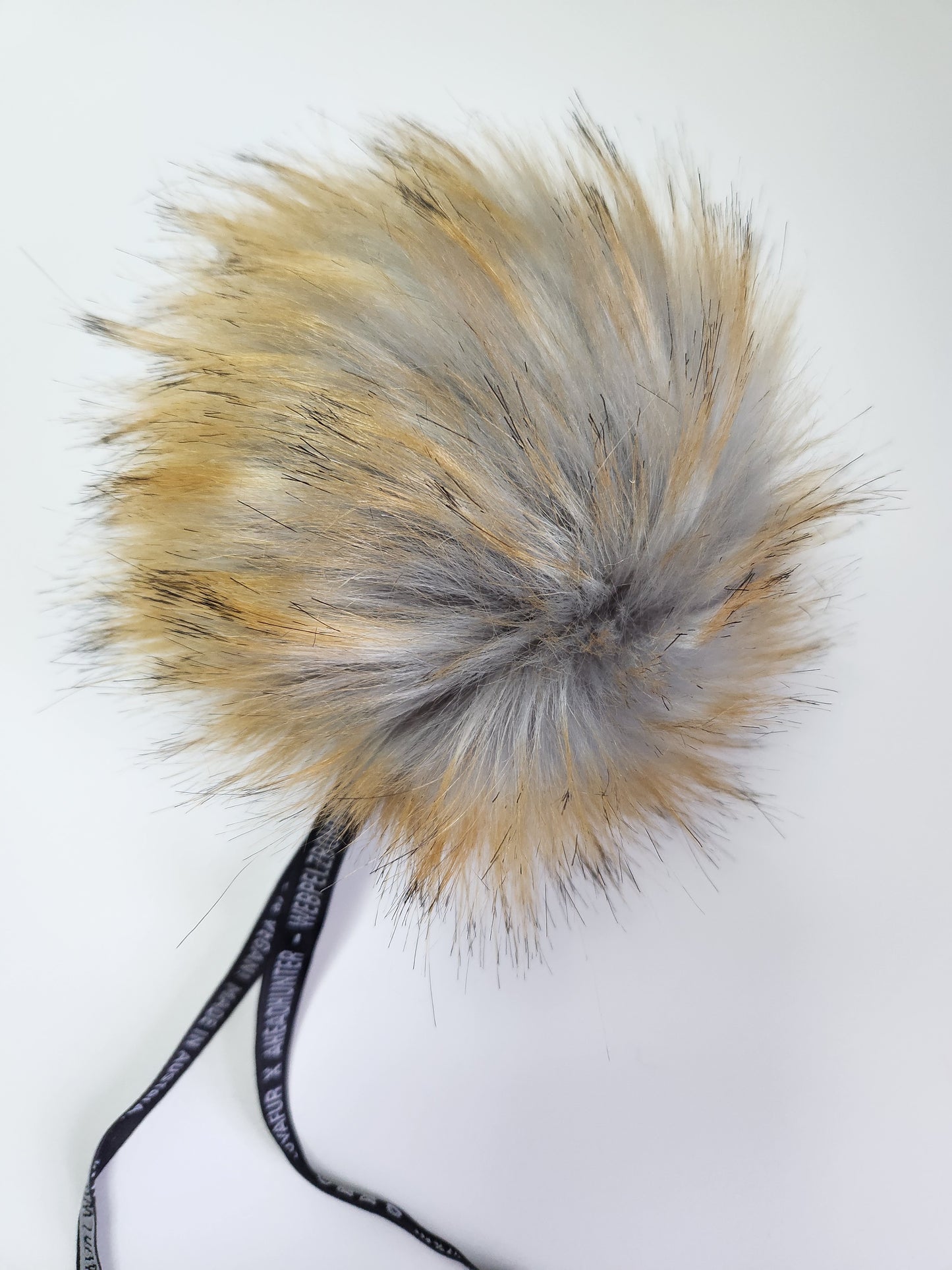 Lovafur Premium Raccoon Faux Fur Pom-Pom | Kornflower