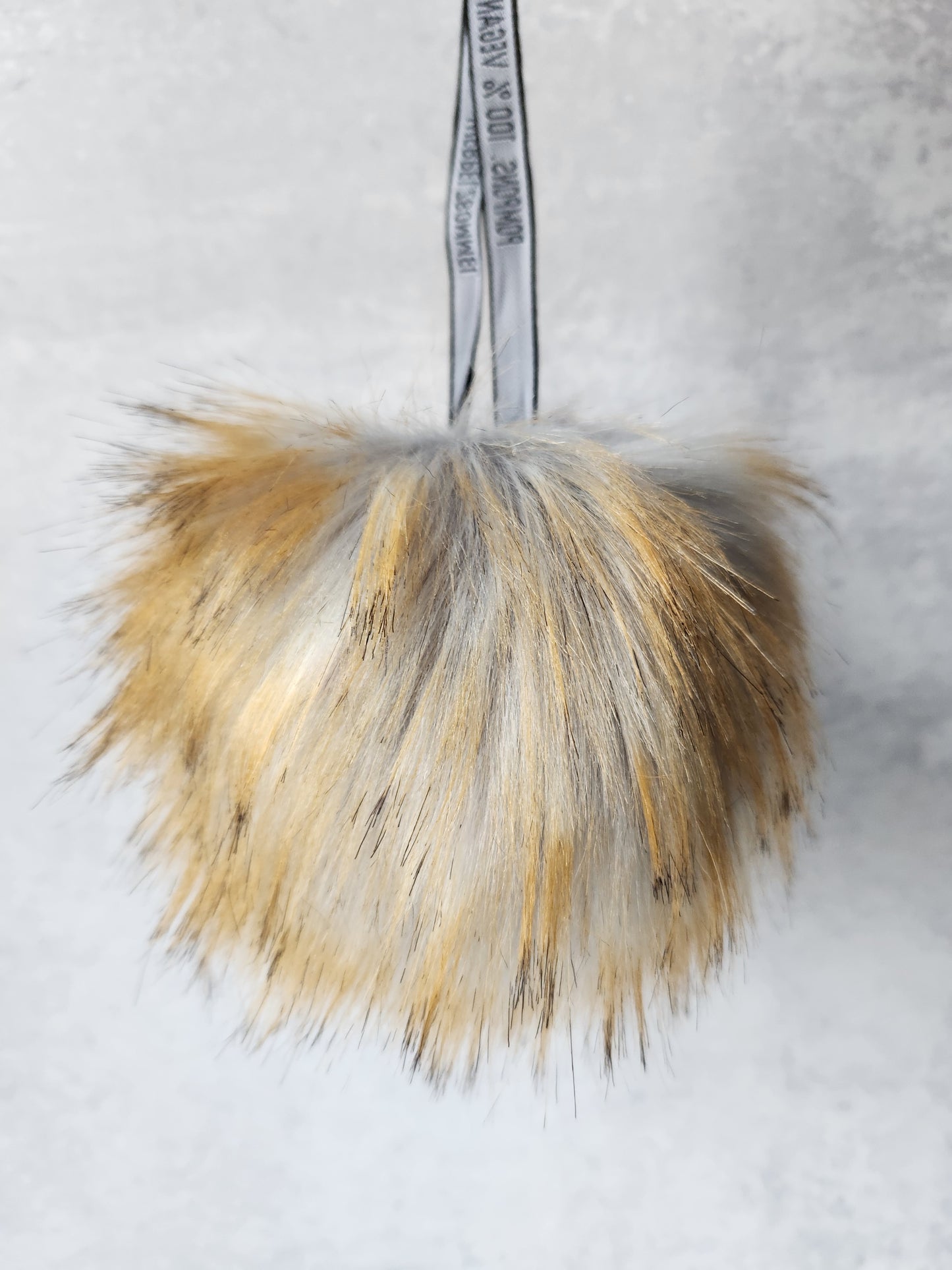 Lovafur Premium Raccoon Faux Fur Pom-Pom | Kornflower