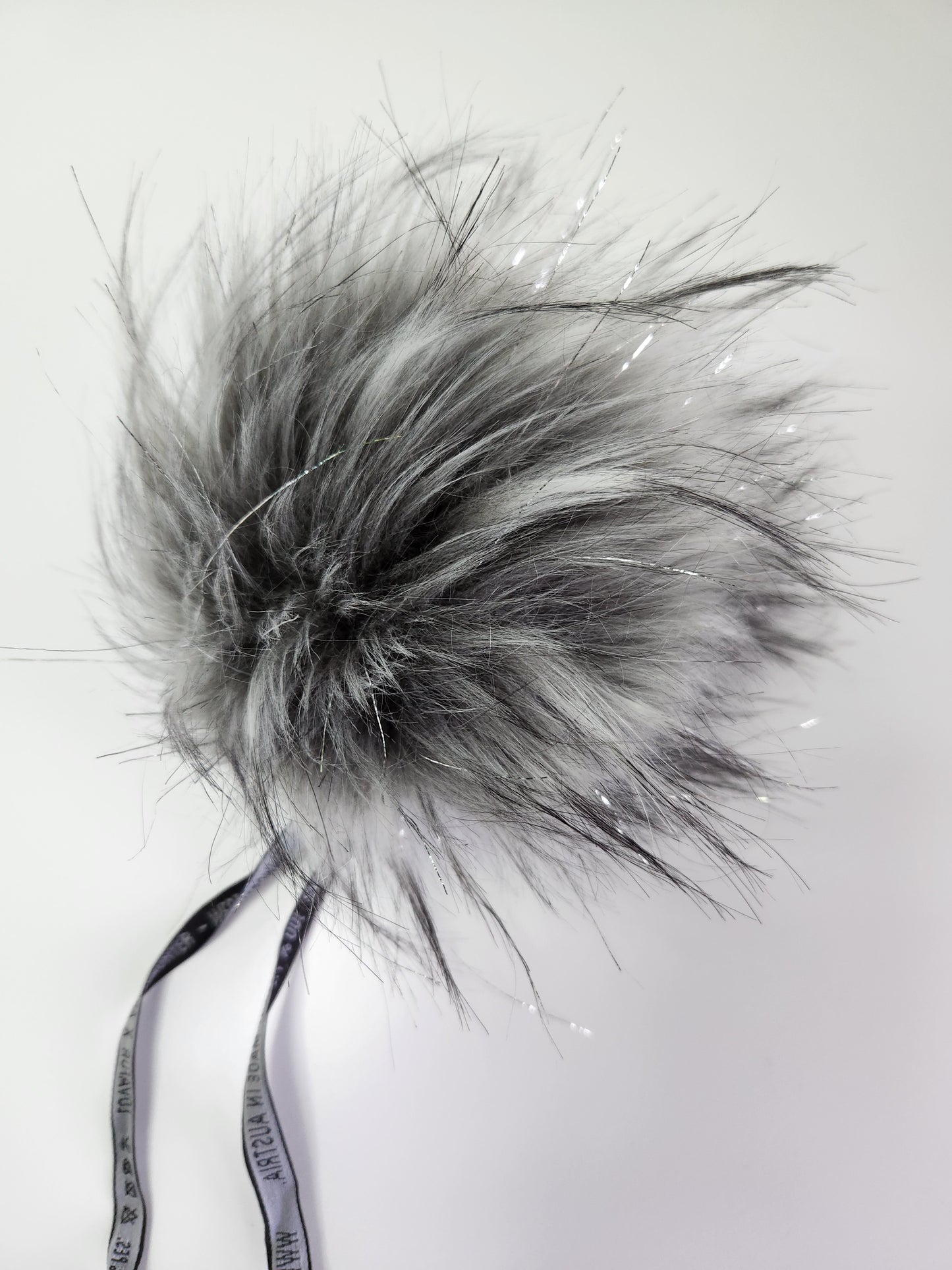 Lovafur Premium Raccoon Faux Fur Pom-Pom | Lurex