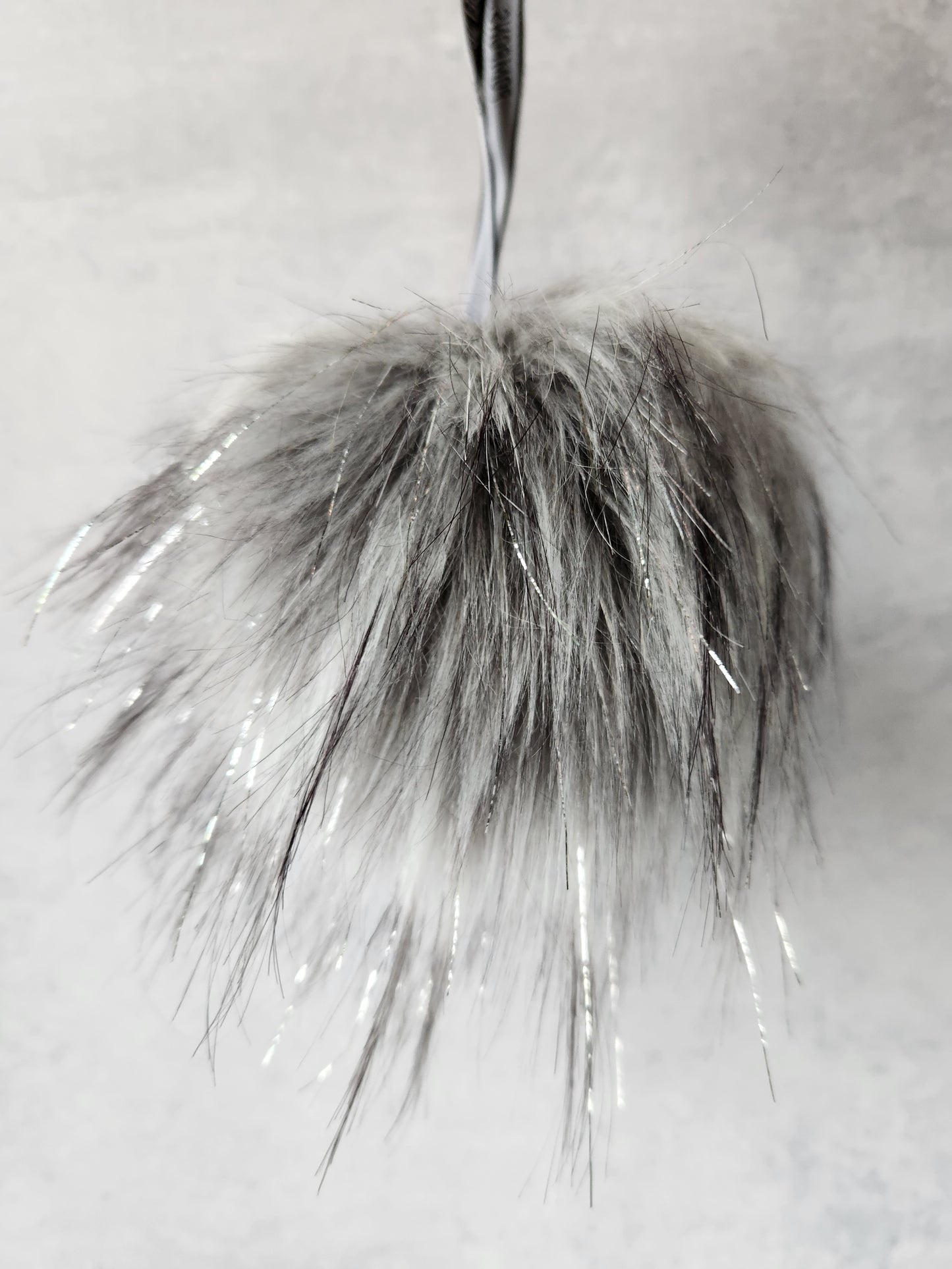 Lovafur Premium Raccoon Faux Fur Pom-Pom | Lurex