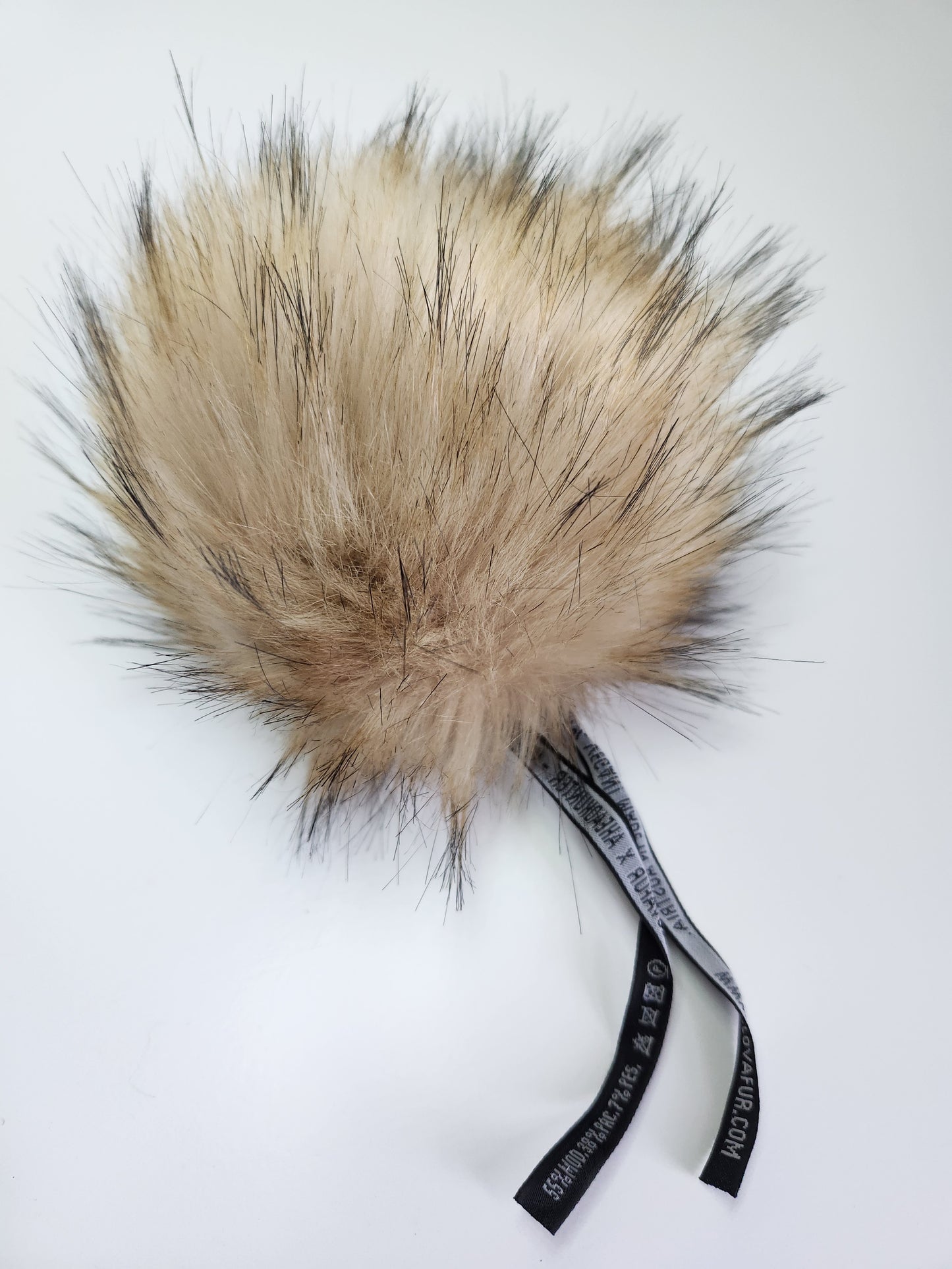 Lovafur Premium Raccoon Faux Fur Pom-Pom | Peanut