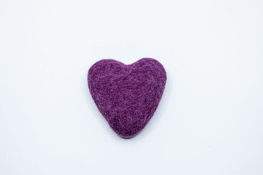 Felt Hearts | Orchid