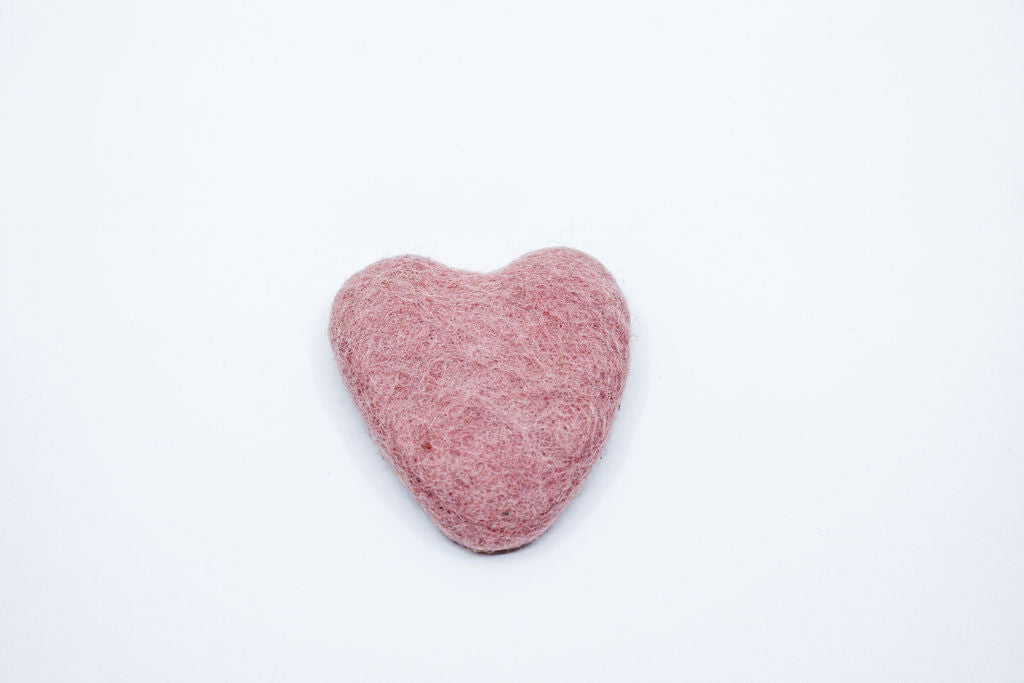 Felt Hearts | Dusty Rose