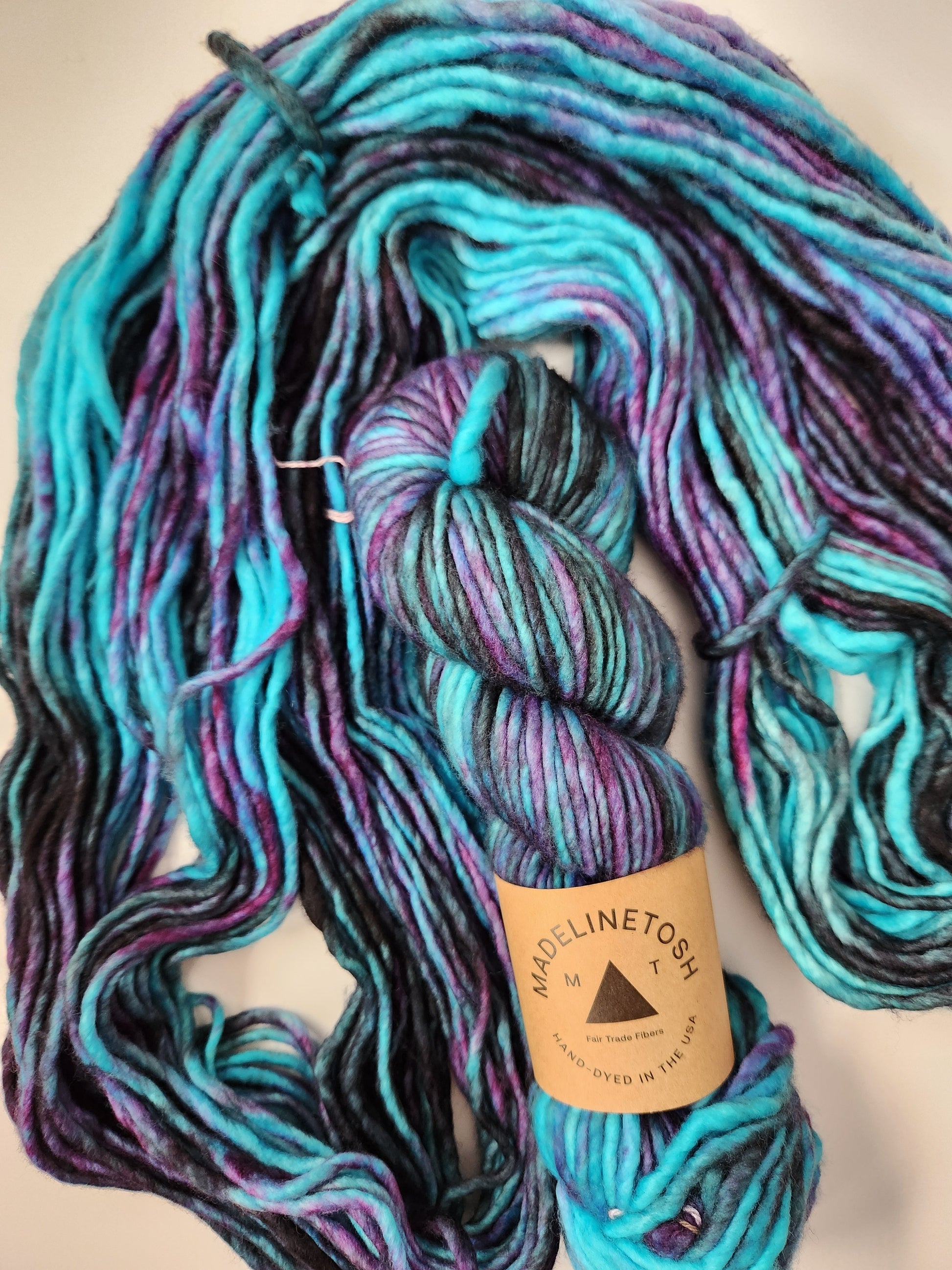 Madelinetosh Yarn | Tosh Biggie | Twilight Skinny Dip