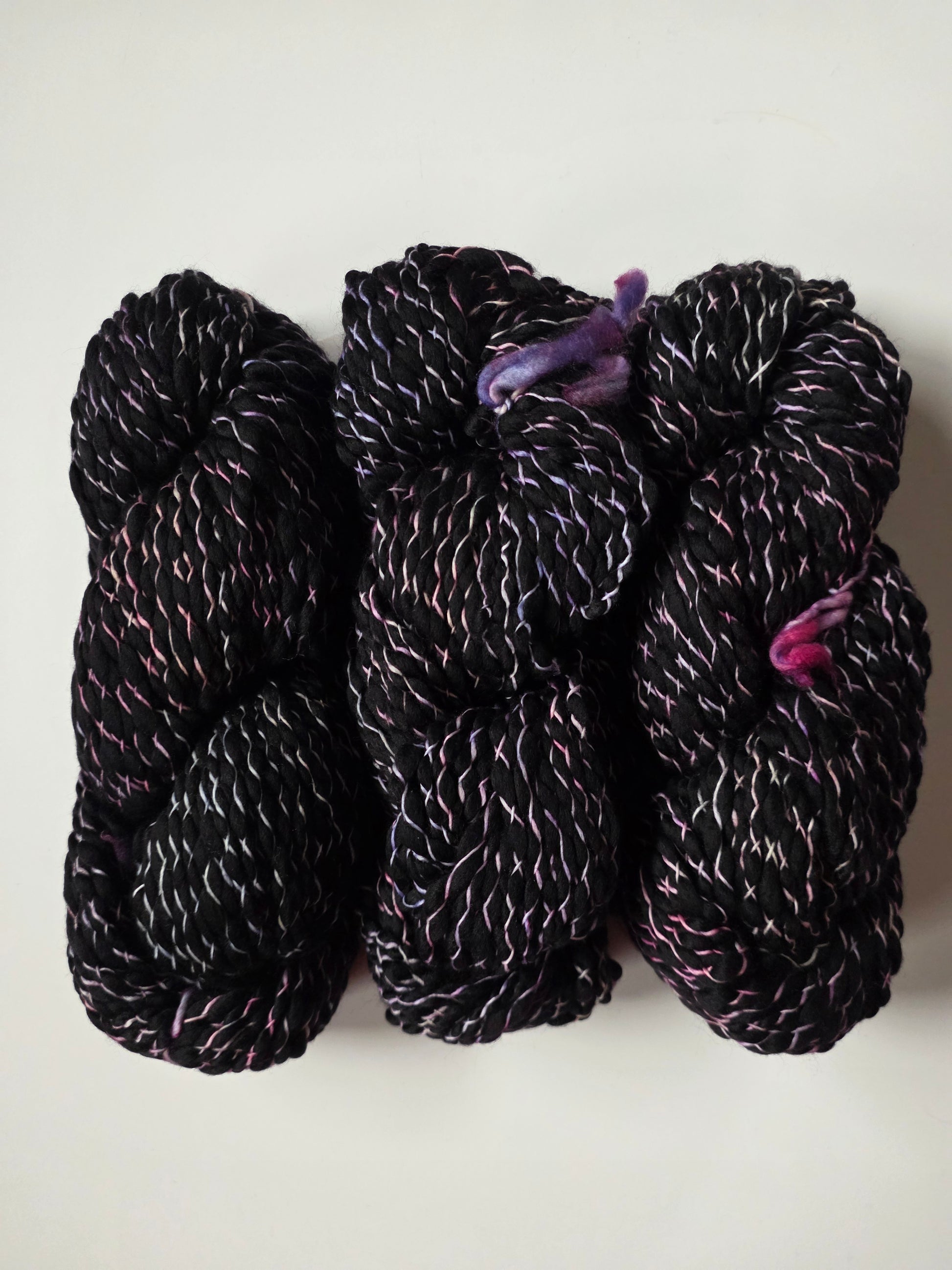 Malabrigo | Caracol on Black | Glaze on Black | North Road Knits | Hand Dyed | Merino Wool | 100% Superwash Merino