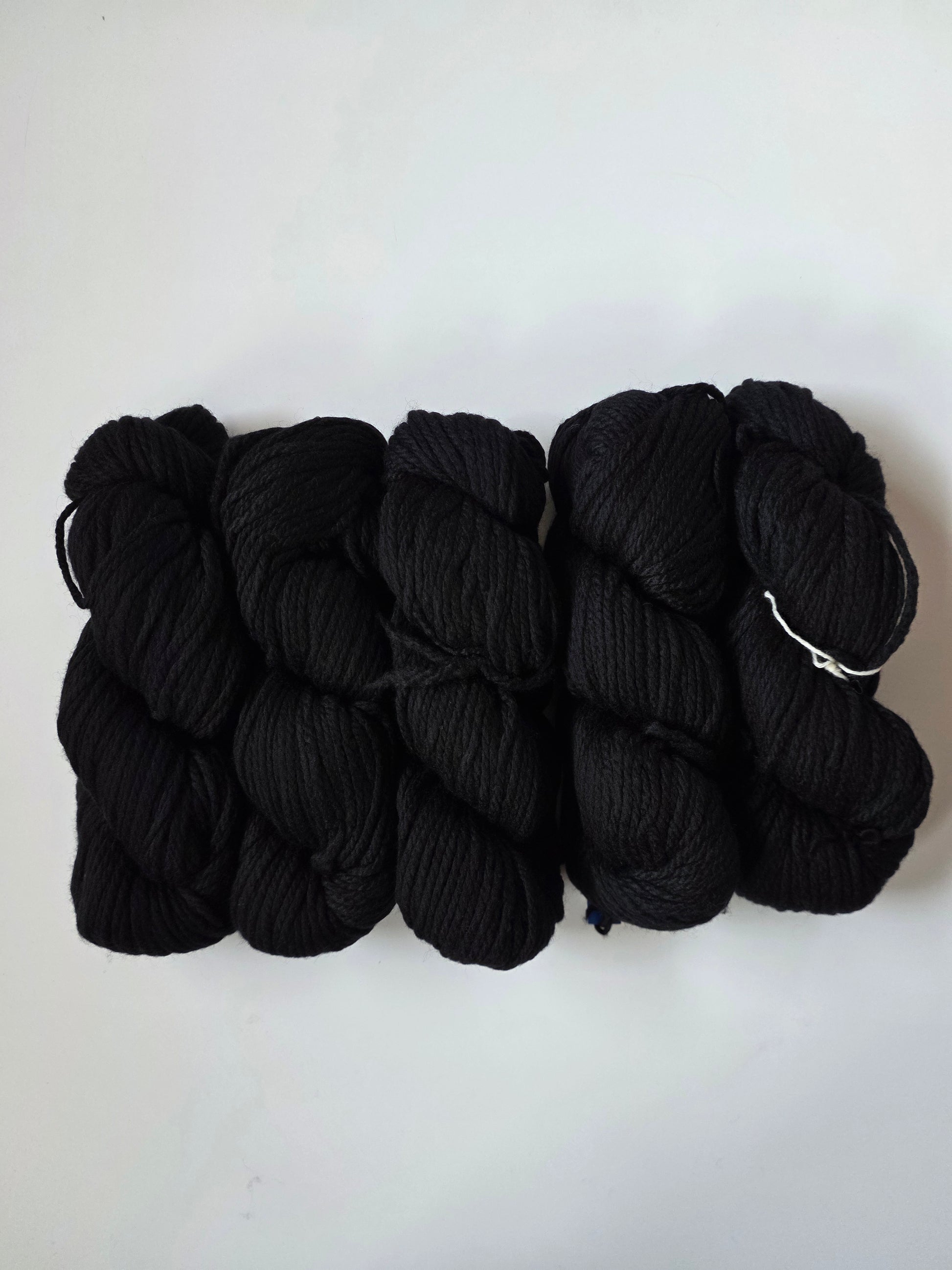Malabrigo | Chunky | Black | North Road Knits | Hand Dyed | Merino Wool | Chunky Yarn | Bulky Yarn