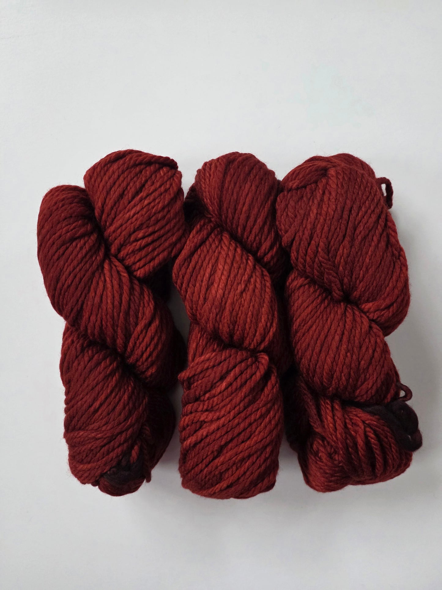 Malabrigo | Chunky | Burgundy | North Road Knits | Hand Dyed | Merino Wool | Chunky Yarn | Bulky Yarn 