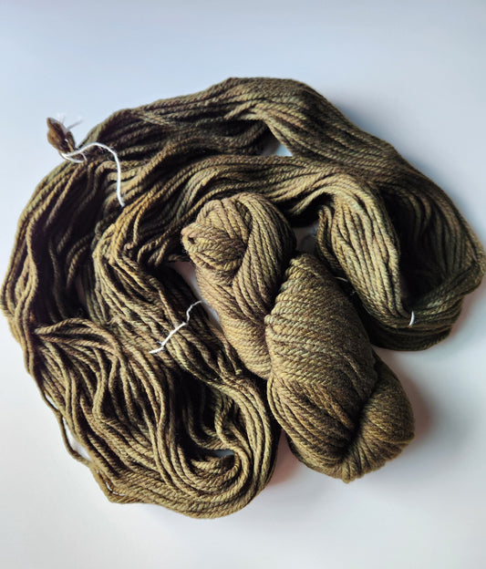 Malabrigo | Chunky | Olive | North Road Knits | Hand Dyed | Merino Wool | Chunky Yarn | Bulky Yarn