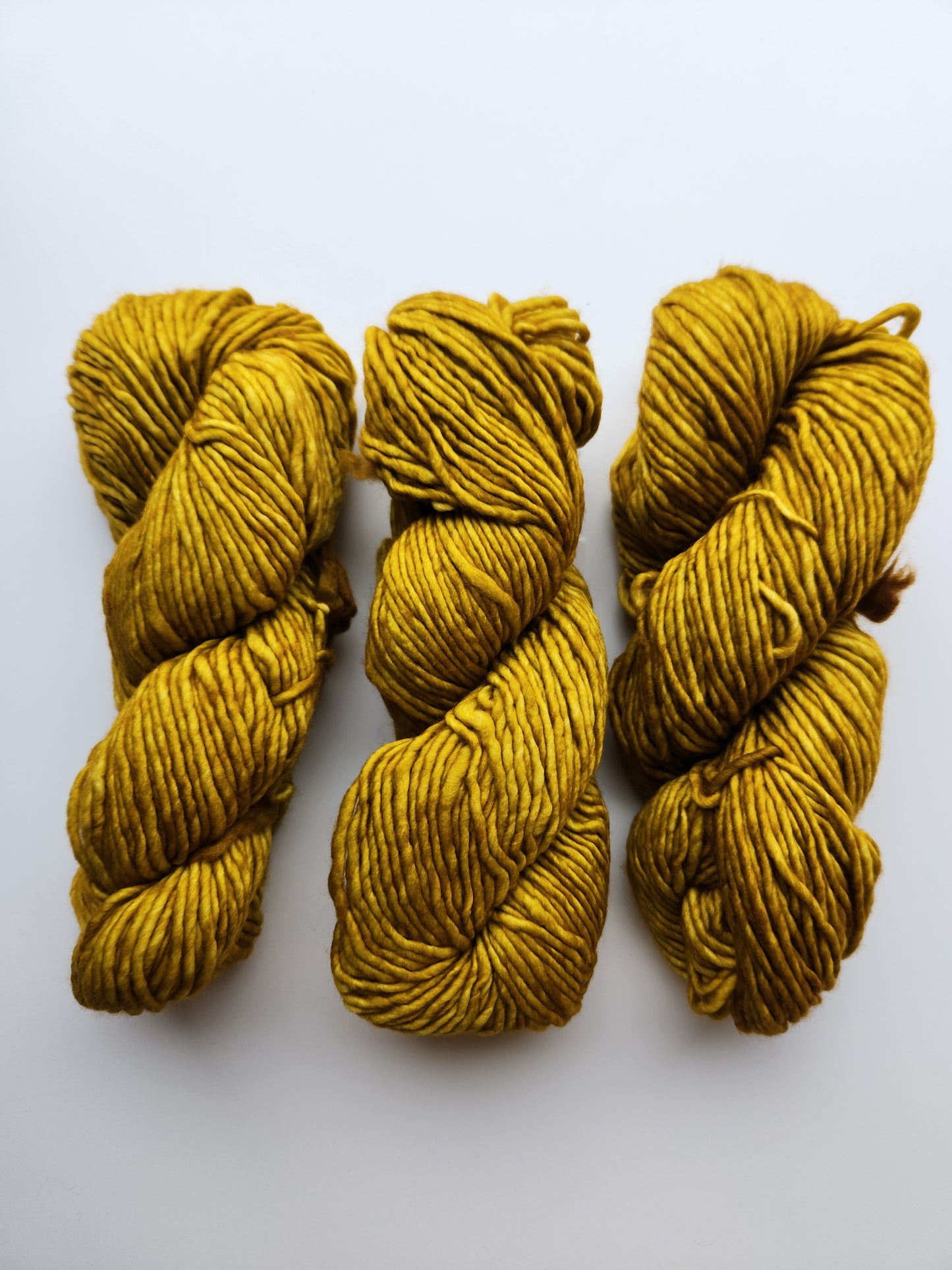 Malabrigo | Mecha | Frank Ochre | North Road Knits | Hand Dyed | Merino Wool | Bulky Yarn | Single Ply | 100% Superwash Merino Wool 