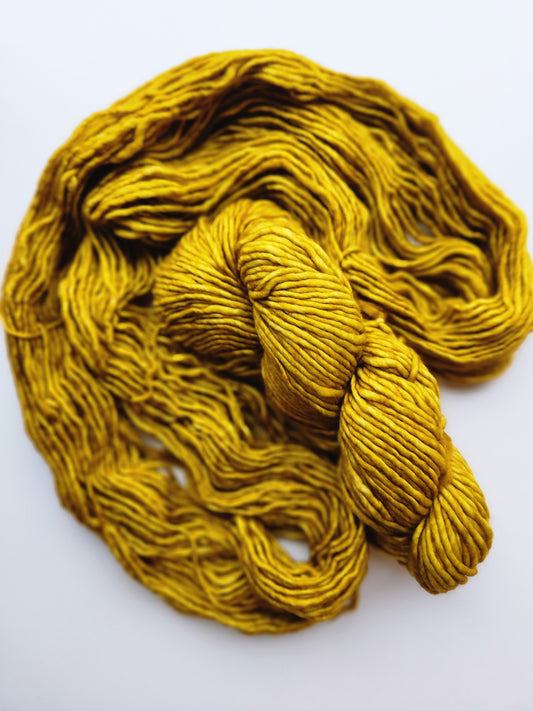 Malabrigo | Mecha | Frank Ochre | North Road Knits | Hand Dyed | Merino Wool | Bulky Yarn | Single Ply | 100% Superwash Merino Wool 