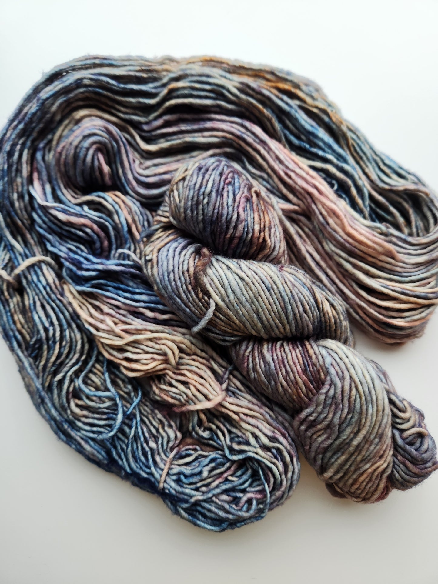 Malabrigo | Mecha | Hannah | North Road Knits | Hand Dyed | Merino Wool | Bulky Yarn | Single Ply | 100% Superwash Merino Wool 