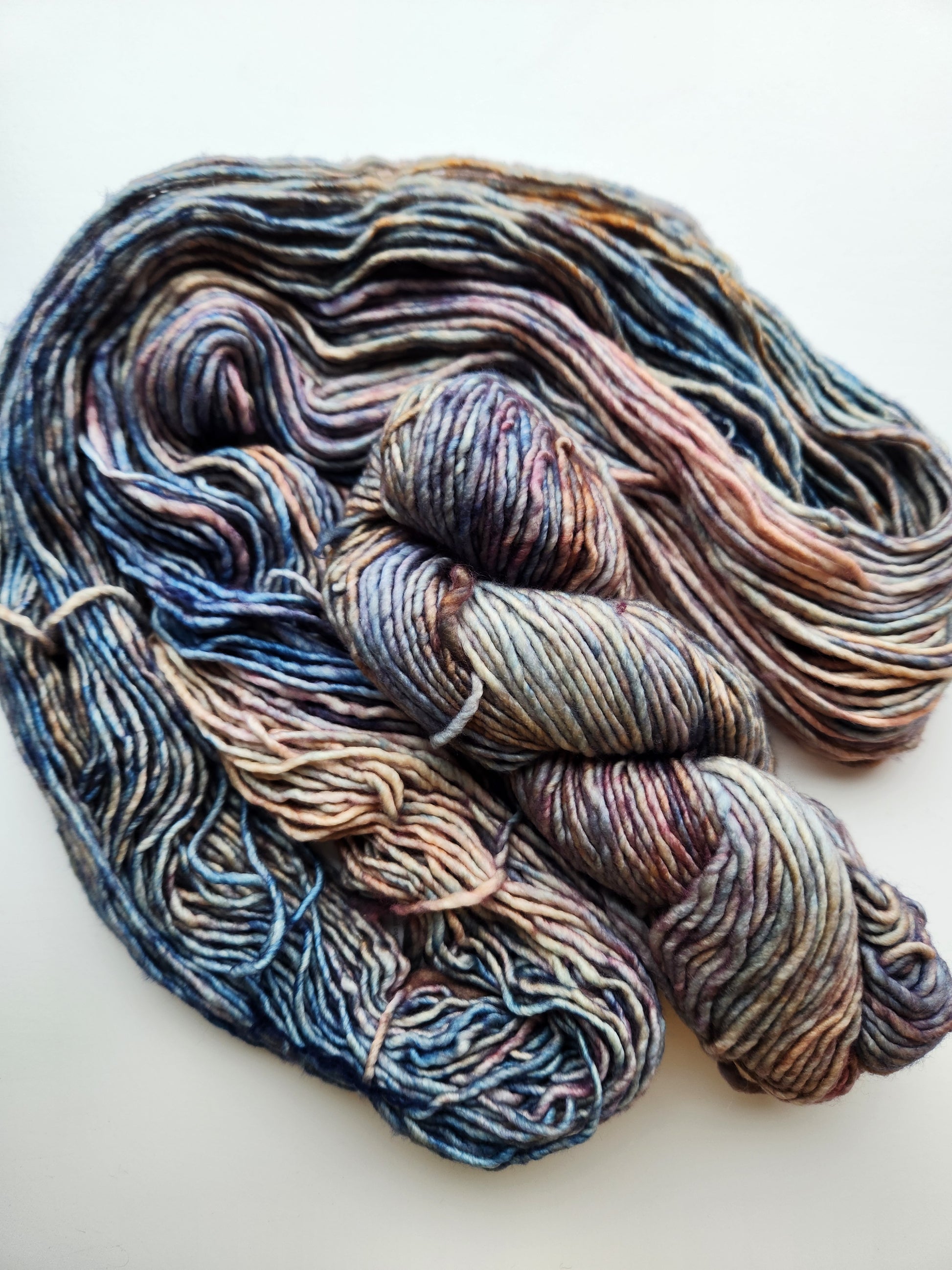 Malabrigo | Mecha | Hannah | North Road Knits | Hand Dyed | Merino Wool | Bulky Yarn | Single Ply | 100% Superwash Merino Wool 