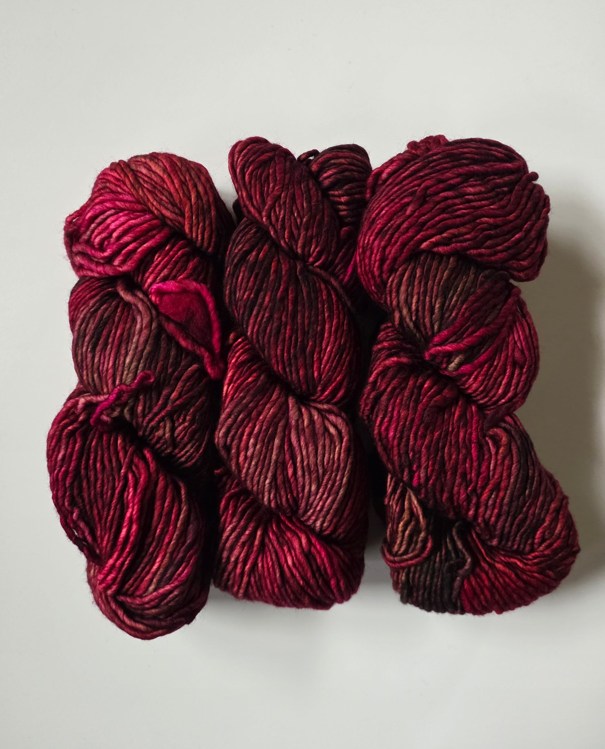 Malabrigo | Mecha | Jupiter | North Road Knits | Hand Dyed | Merino Wool | Bulky Yarn | Single Ply | 100% Superwash Merino Wool 
