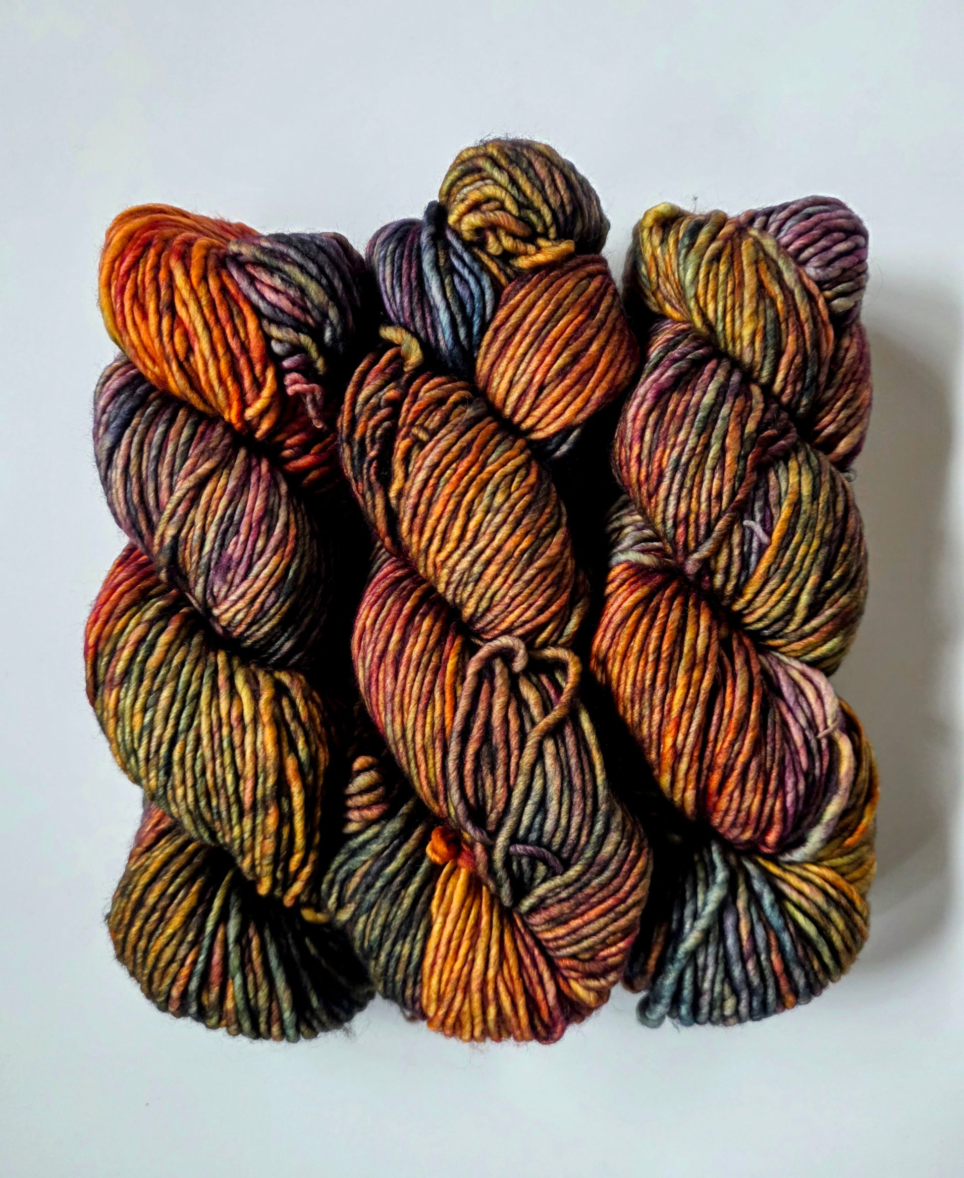 Malabrigo | Mecha | Piedras | North Road Knits | Hand Dyed | Merino Wool | Bulky Yarn | Single Ply | 100% Superwash Merino Wool 