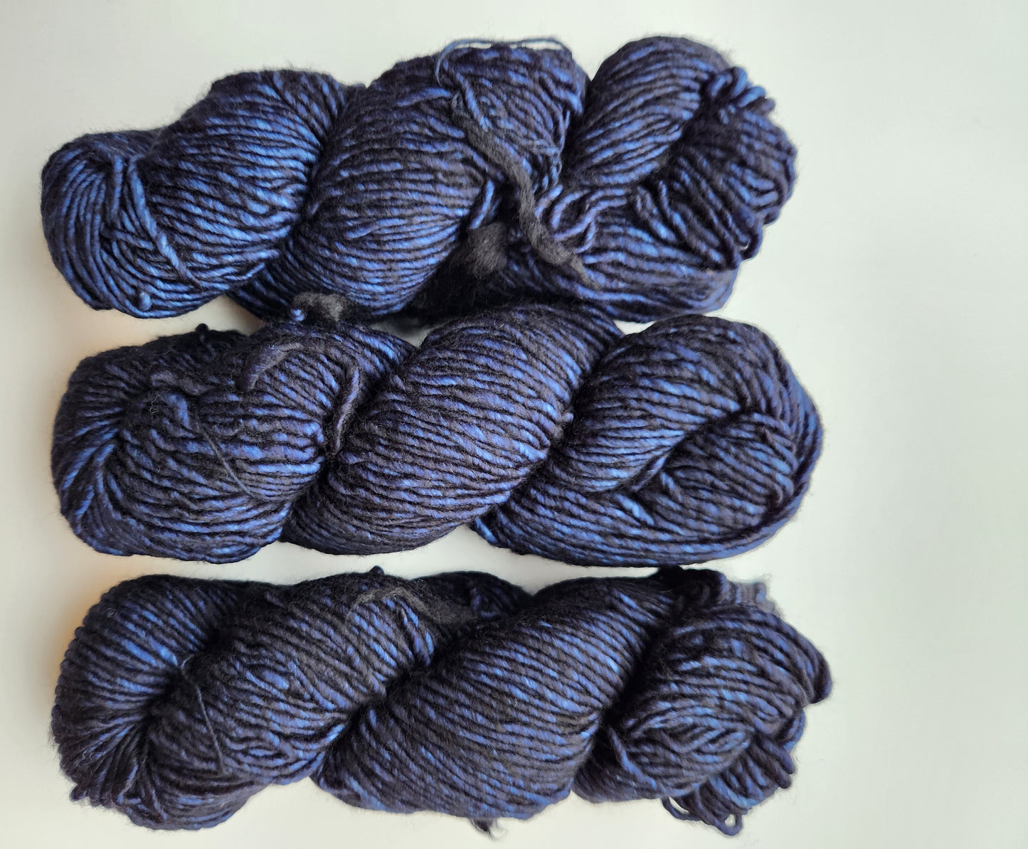 Malabrigo | Mecha | Prussia Blue | North Road Knits | Hand Dyed | Merino Wool | Bulky Yarn | Single Ply | 100% Superwash Merino Wool 