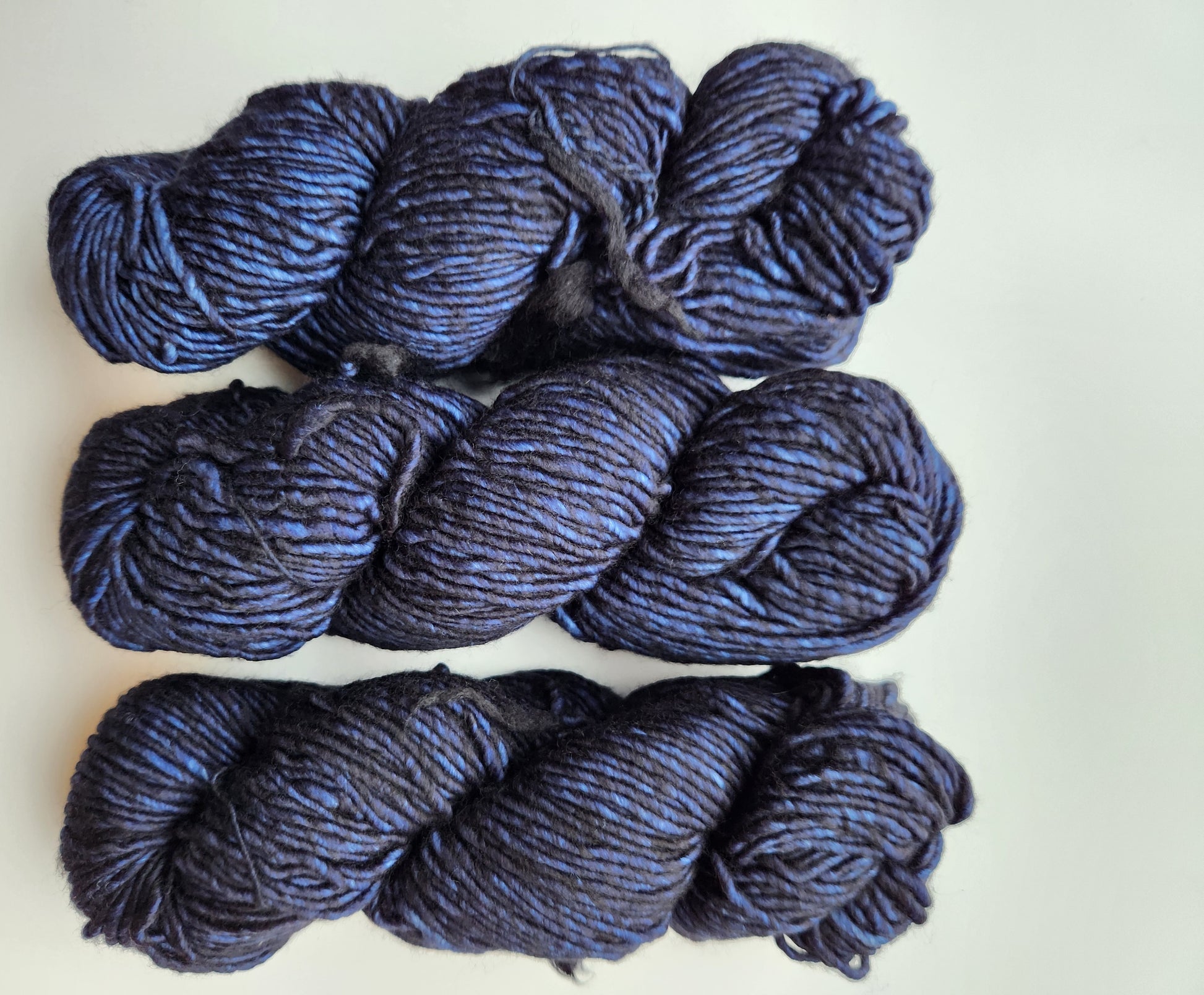 Malabrigo | Mecha | Prussia Blue | North Road Knits | Hand Dyed | Merino Wool | Bulky Yarn | Single Ply | 100% Superwash Merino Wool 