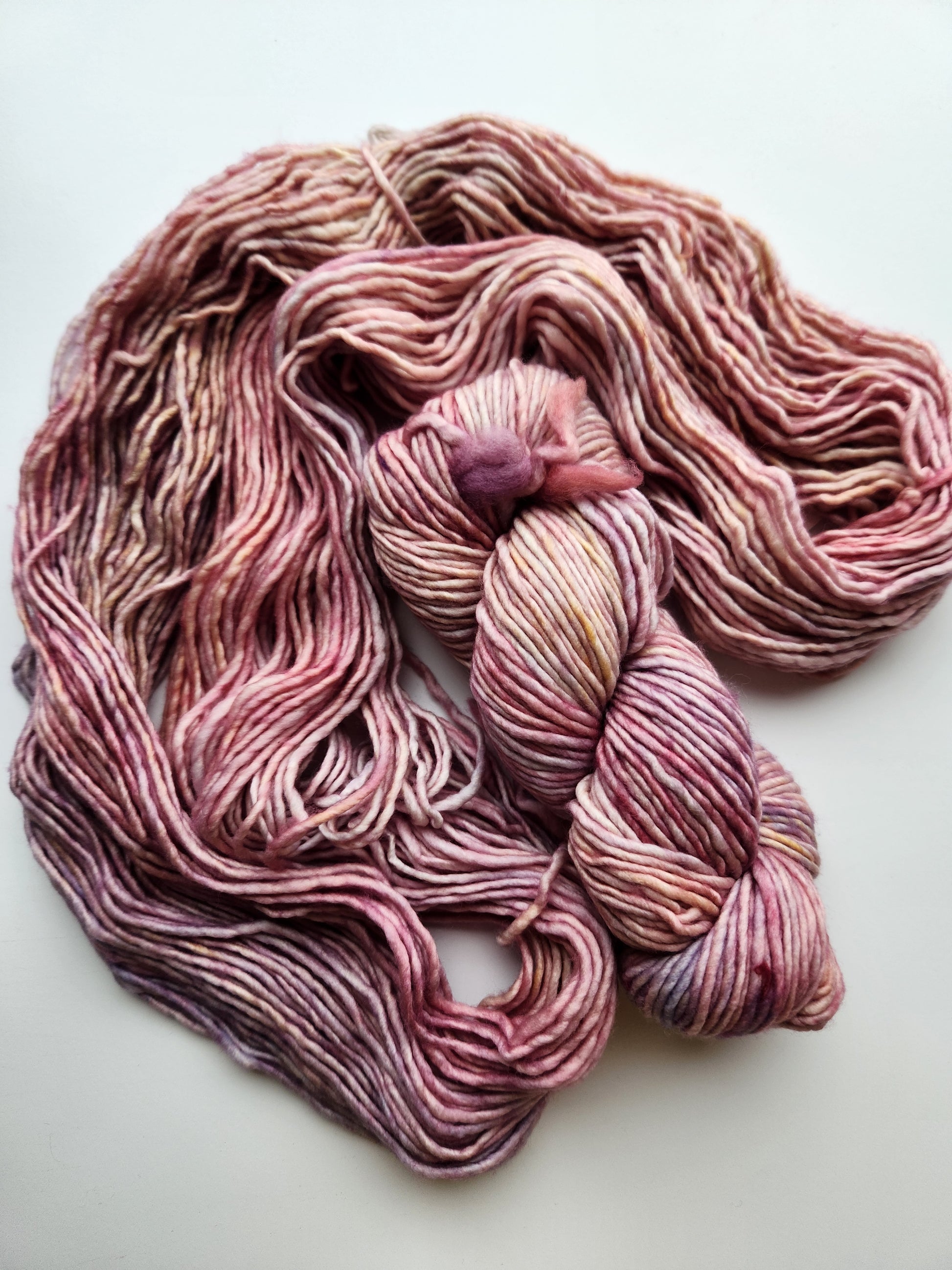 Malabrigo | Mecha | Rosalinda | North Road Knits | Hand Dyed | Merino Wool | Bulky Yarn | Single Ply | 100% Superwash Merino Wool 