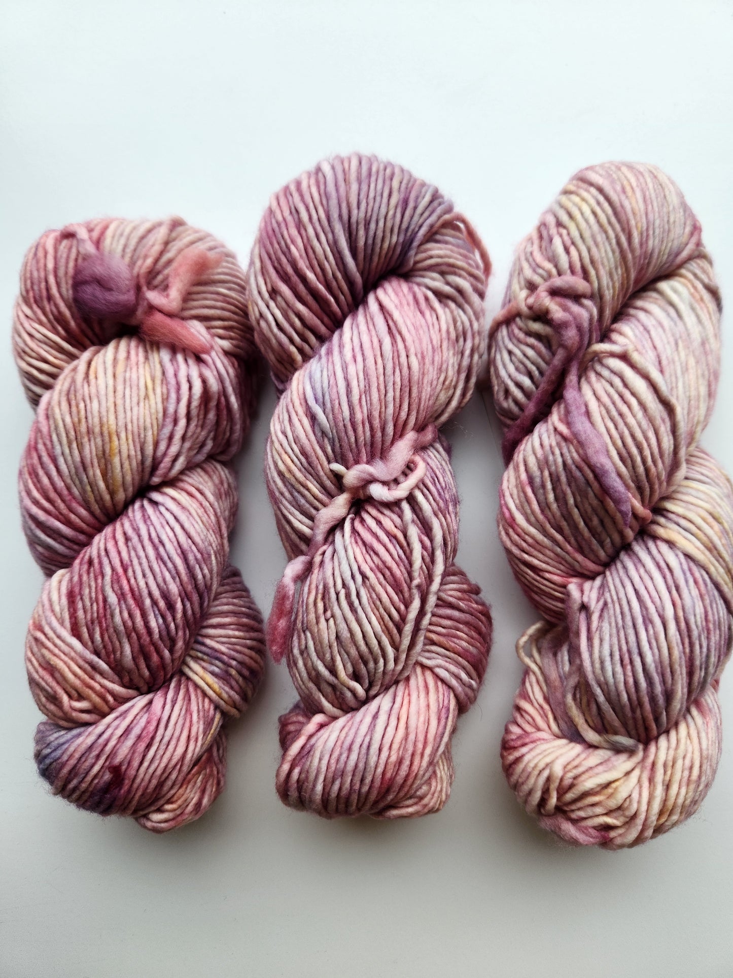 Malabrigo | Mecha | Rosalinda | North Road Knits | Hand Dyed | Merino Wool | Bulky Yarn | Single Ply | 100% Superwash Merino Wool 